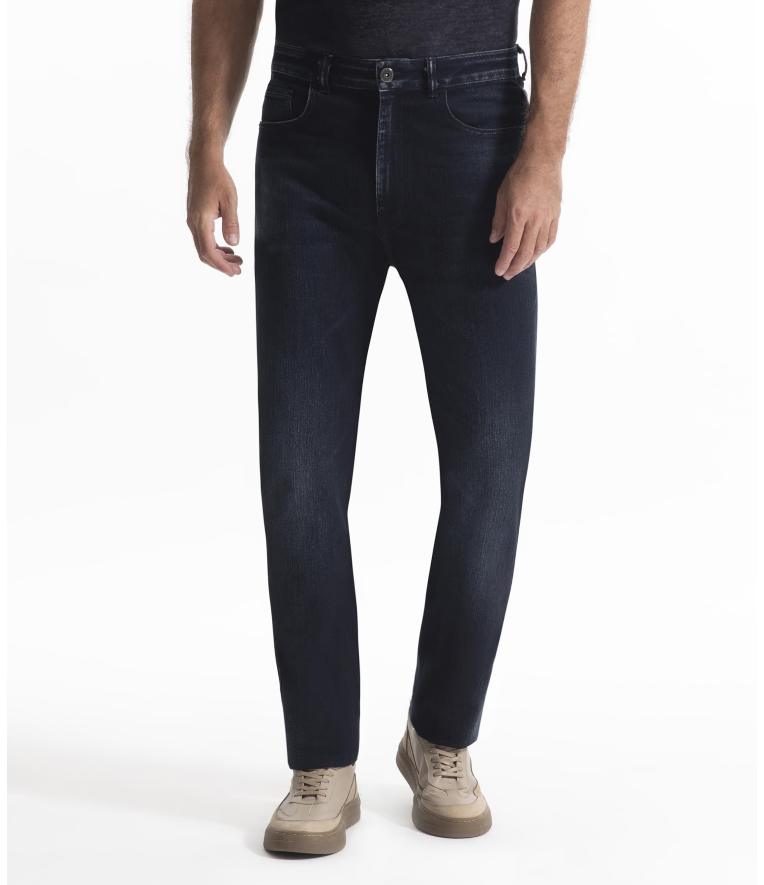 Calça Jeans Overcast Elastic Lavagem Alta