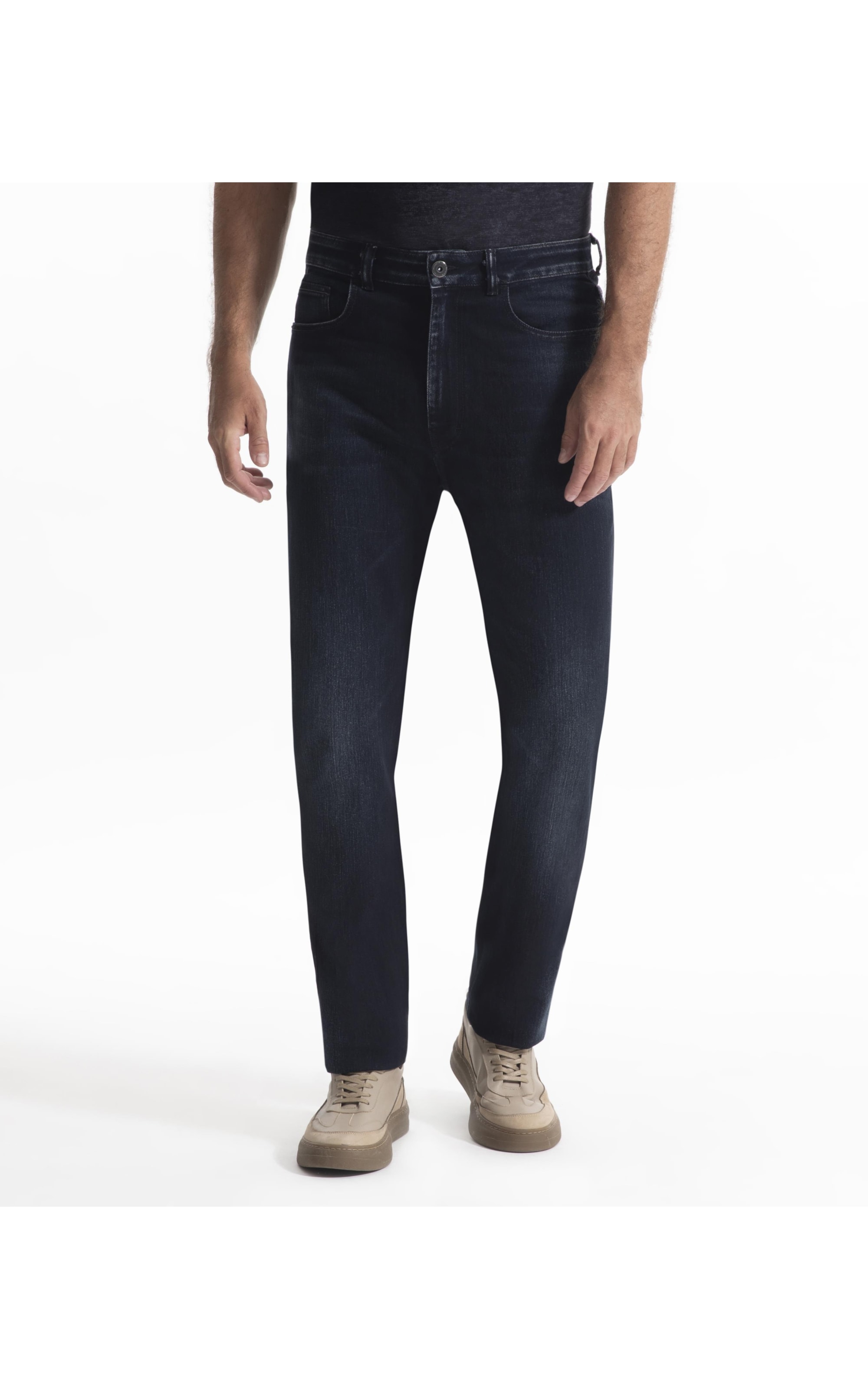 Calça Jeans Overcast Elastic Lavagem Alta