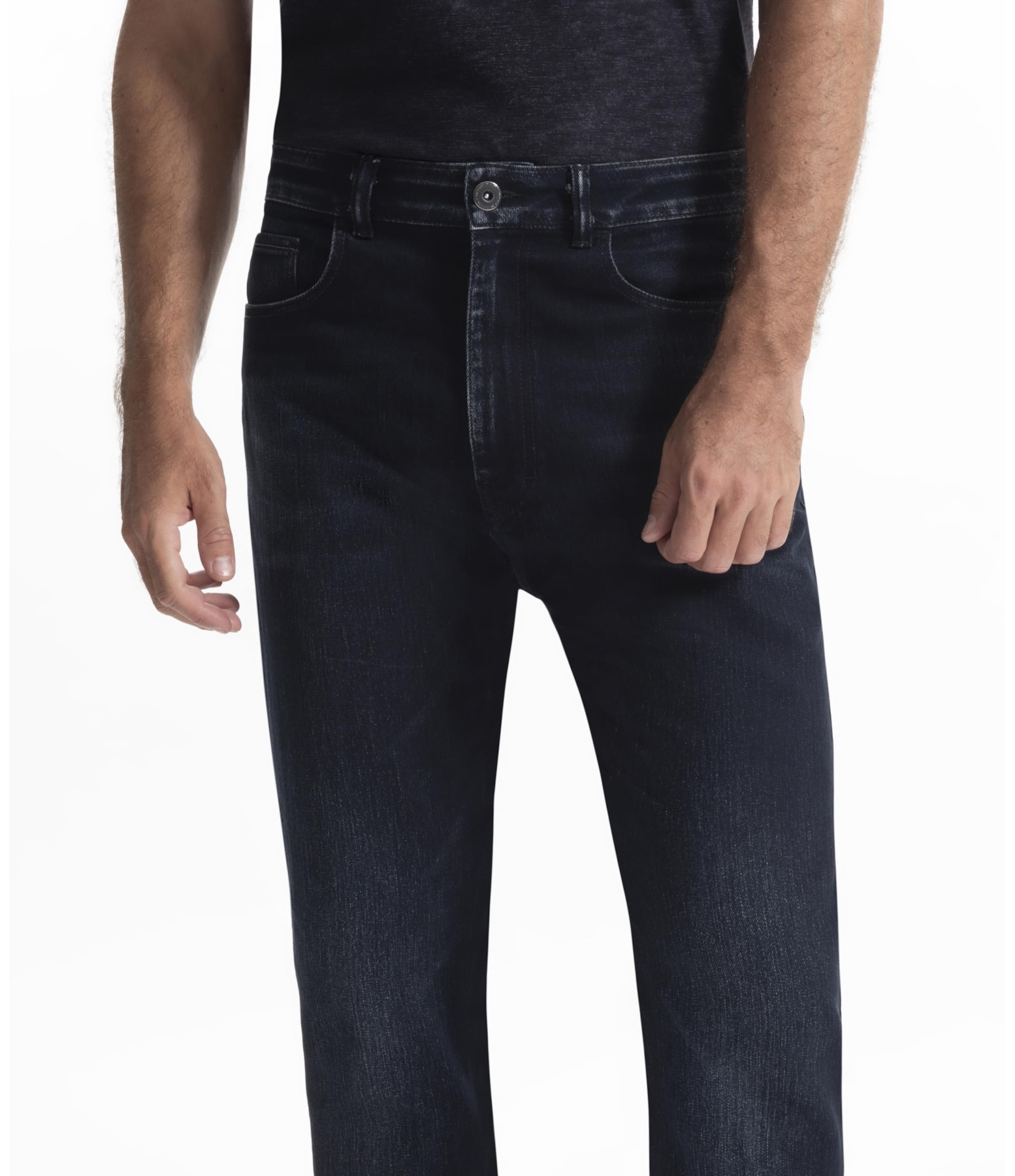 Calça Jeans Overcast Elastic Lavagem Alta