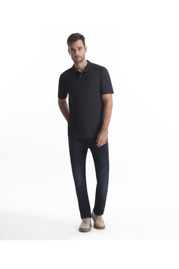 Calça Jeans Overcast Elastic Lavagem Alta