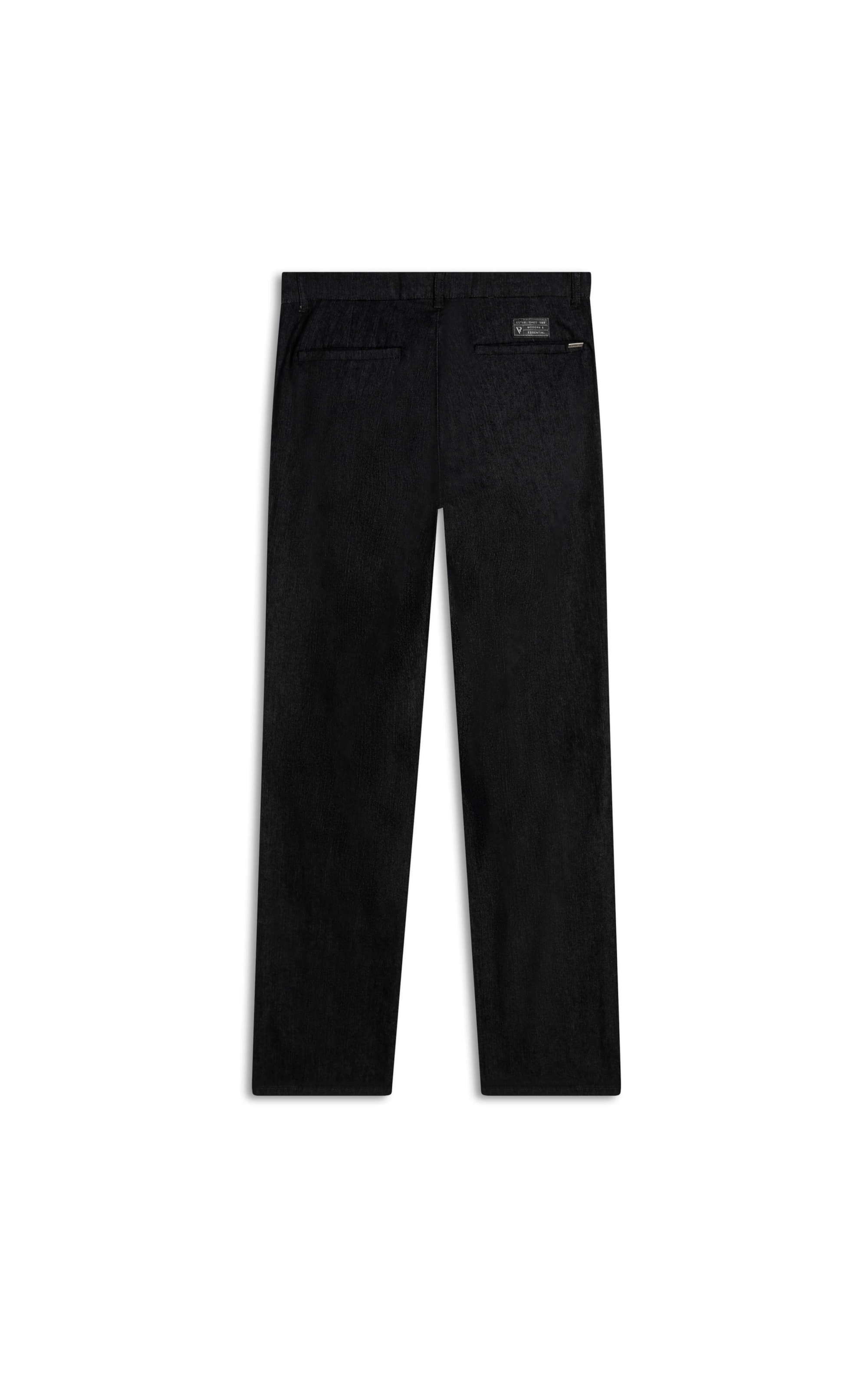 Calça Jeans Straight Black Sand Elastic Azul Marinho