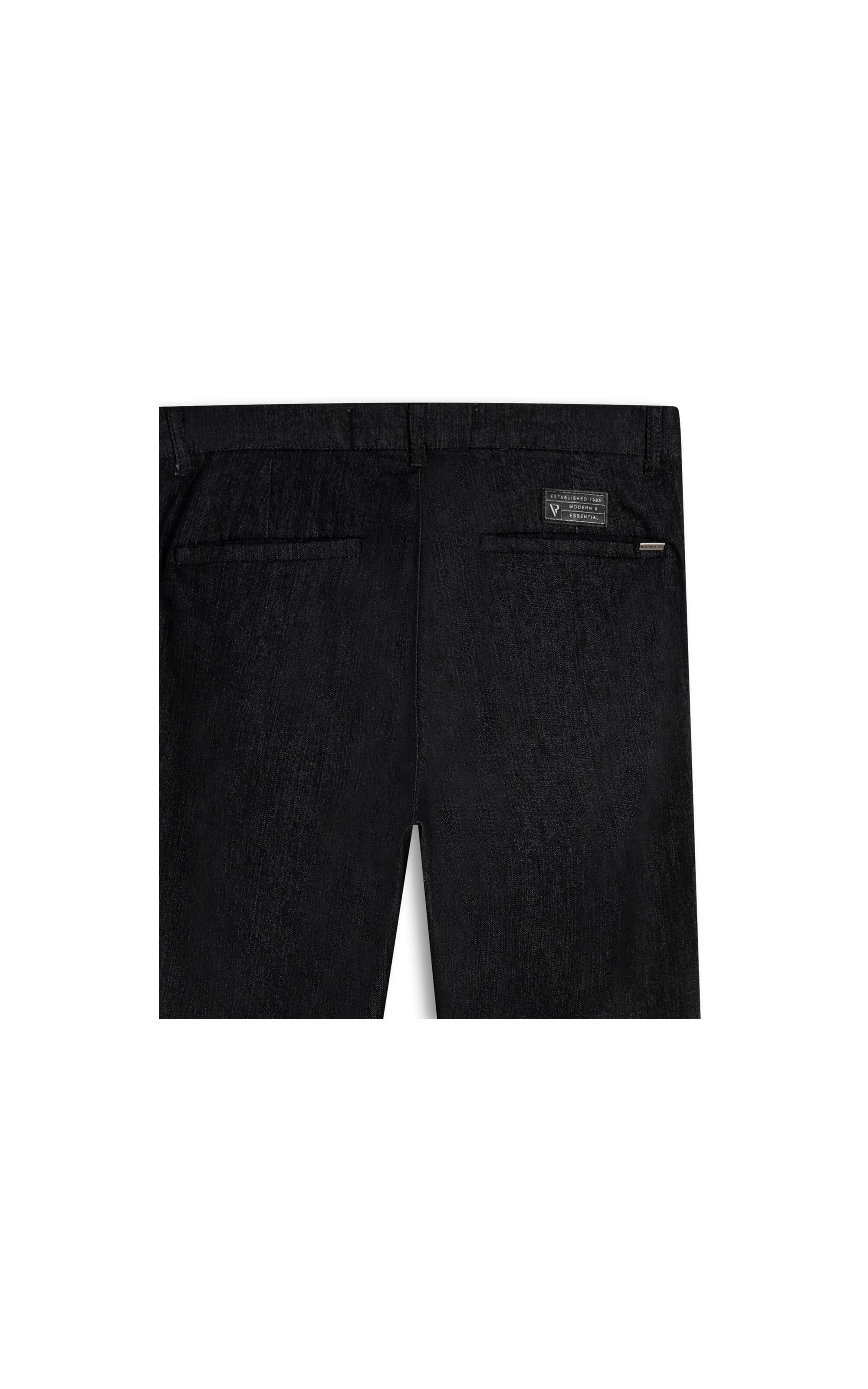 Calça Jeans Straight Black Sand Elastic Azul Marinho