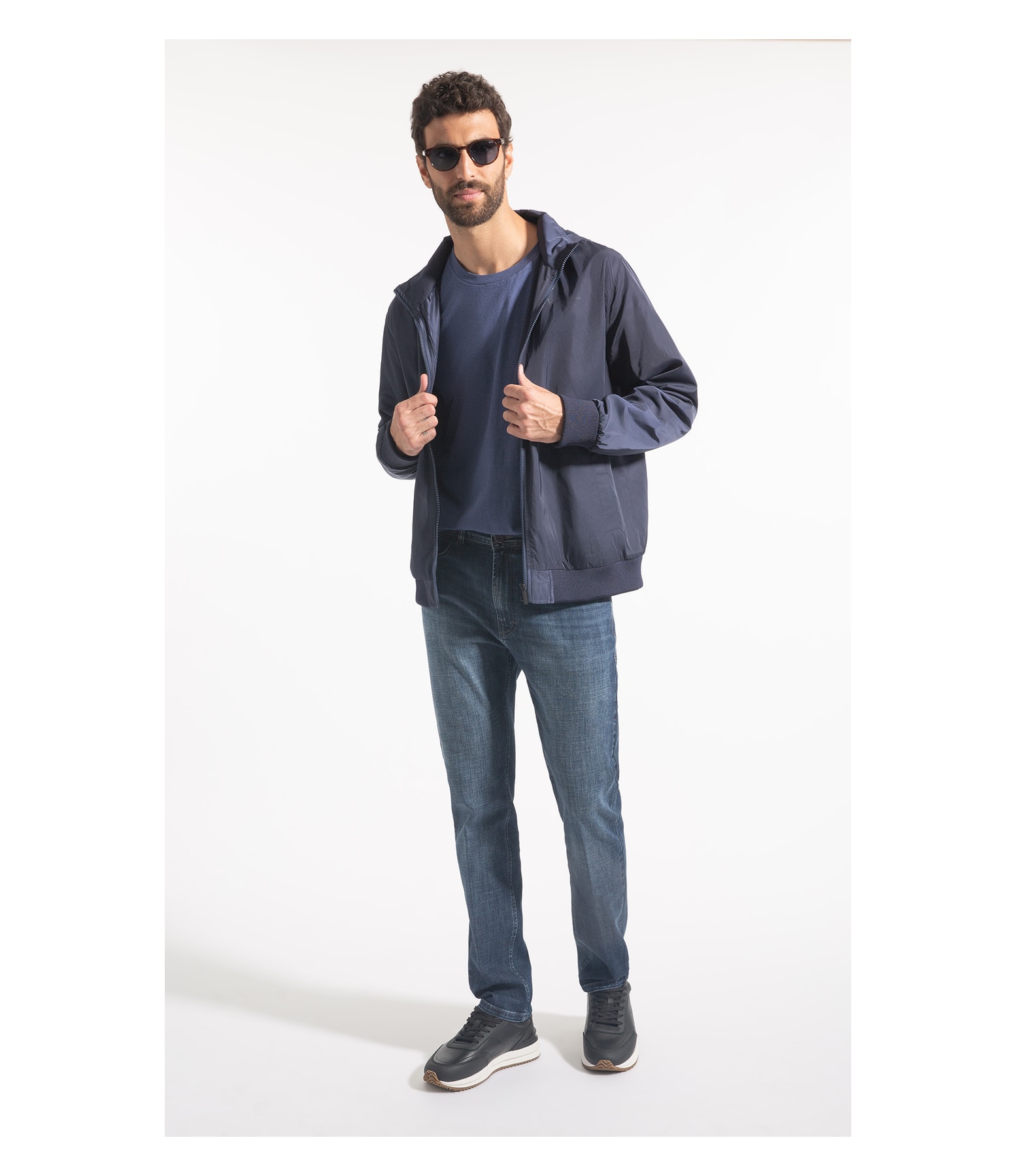 Calça Jeans Visco Denim Elastic Slim 5 Pockets Lavagem Alta