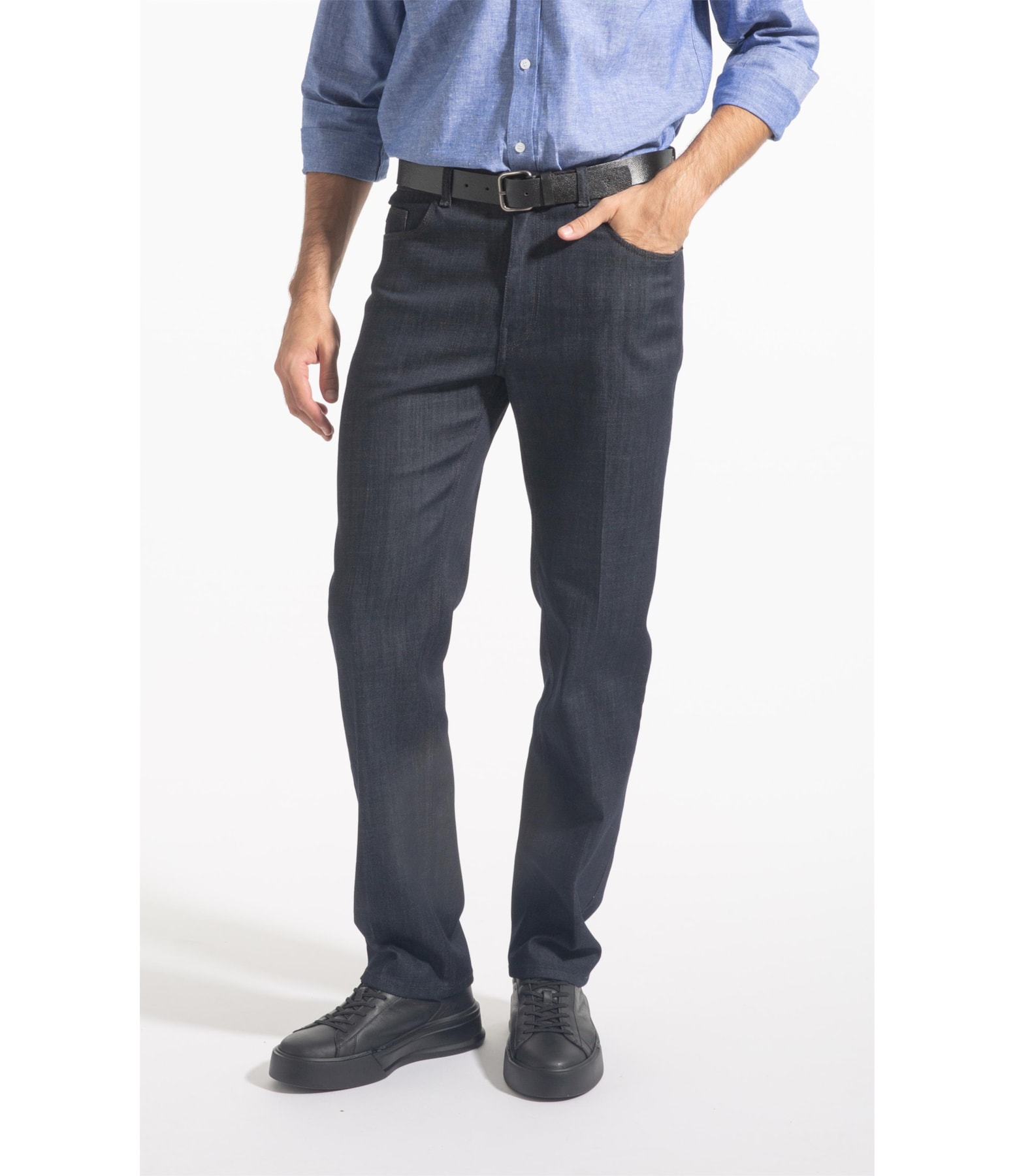 Calça Jeans Visco Indigo Elastic Class Lavagem Media