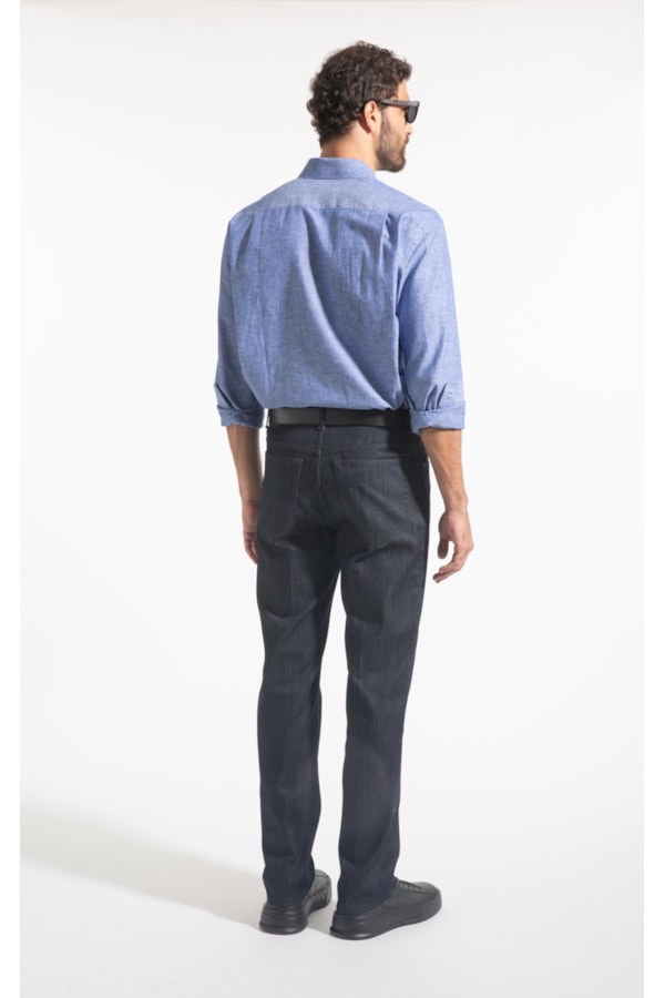 Calça Jeans Visco Indigo Elastic Class Lavagem Media