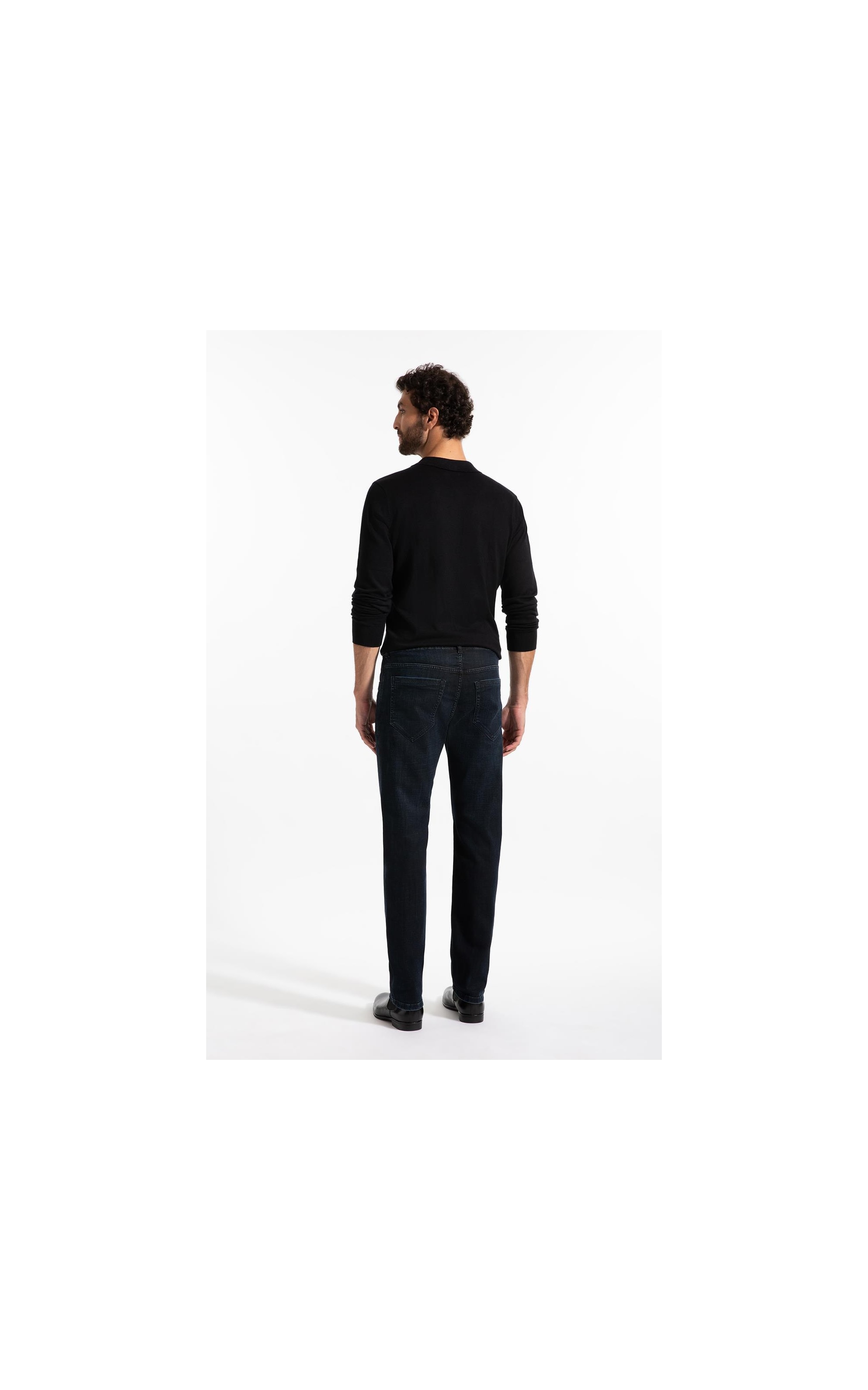 Visco Indigo Elastic (Classic) 5 Pockets Lav. Médio 3d