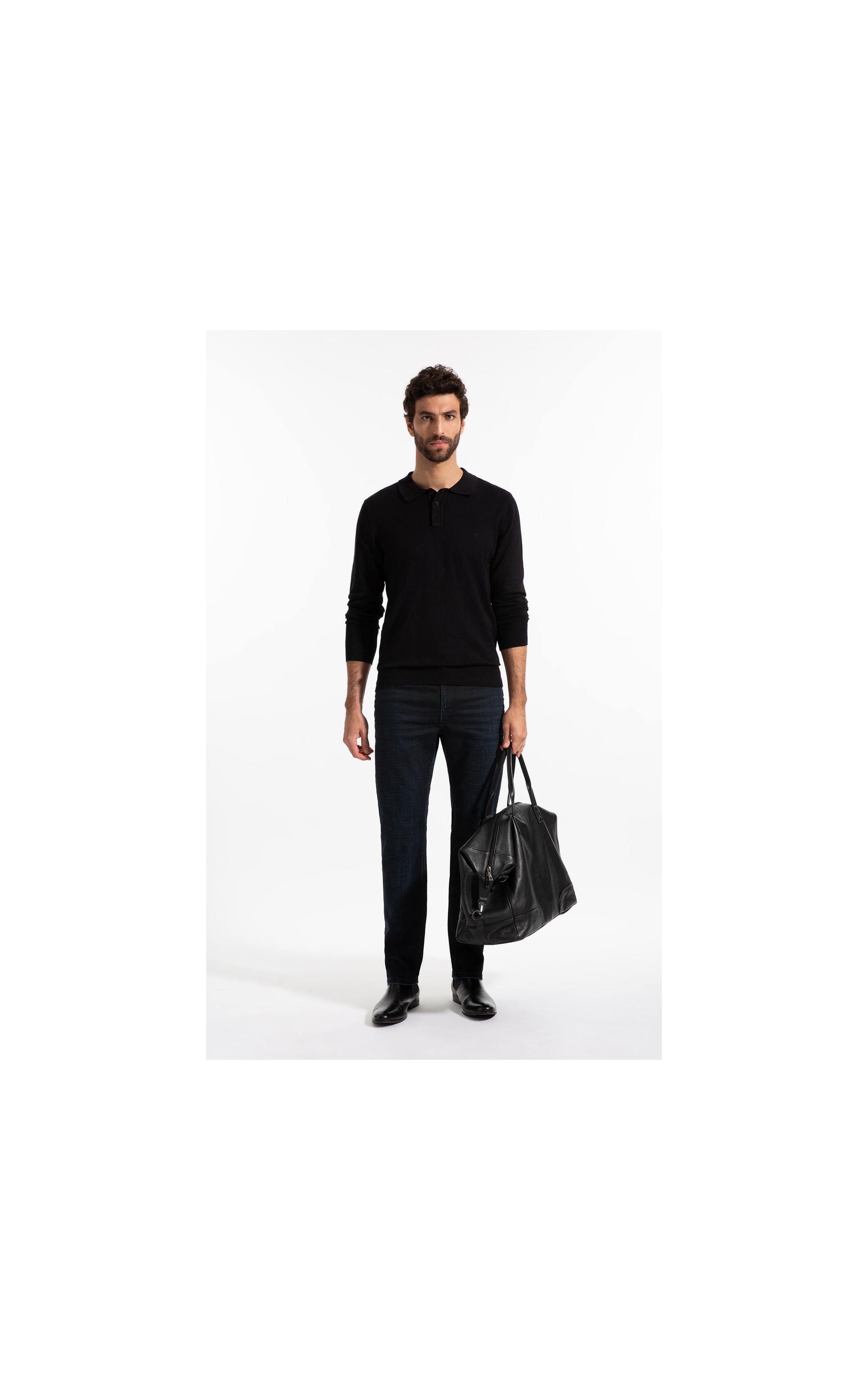 Visco Indigo Elastic (Classic) 5 Pockets Lav. Médio 3d