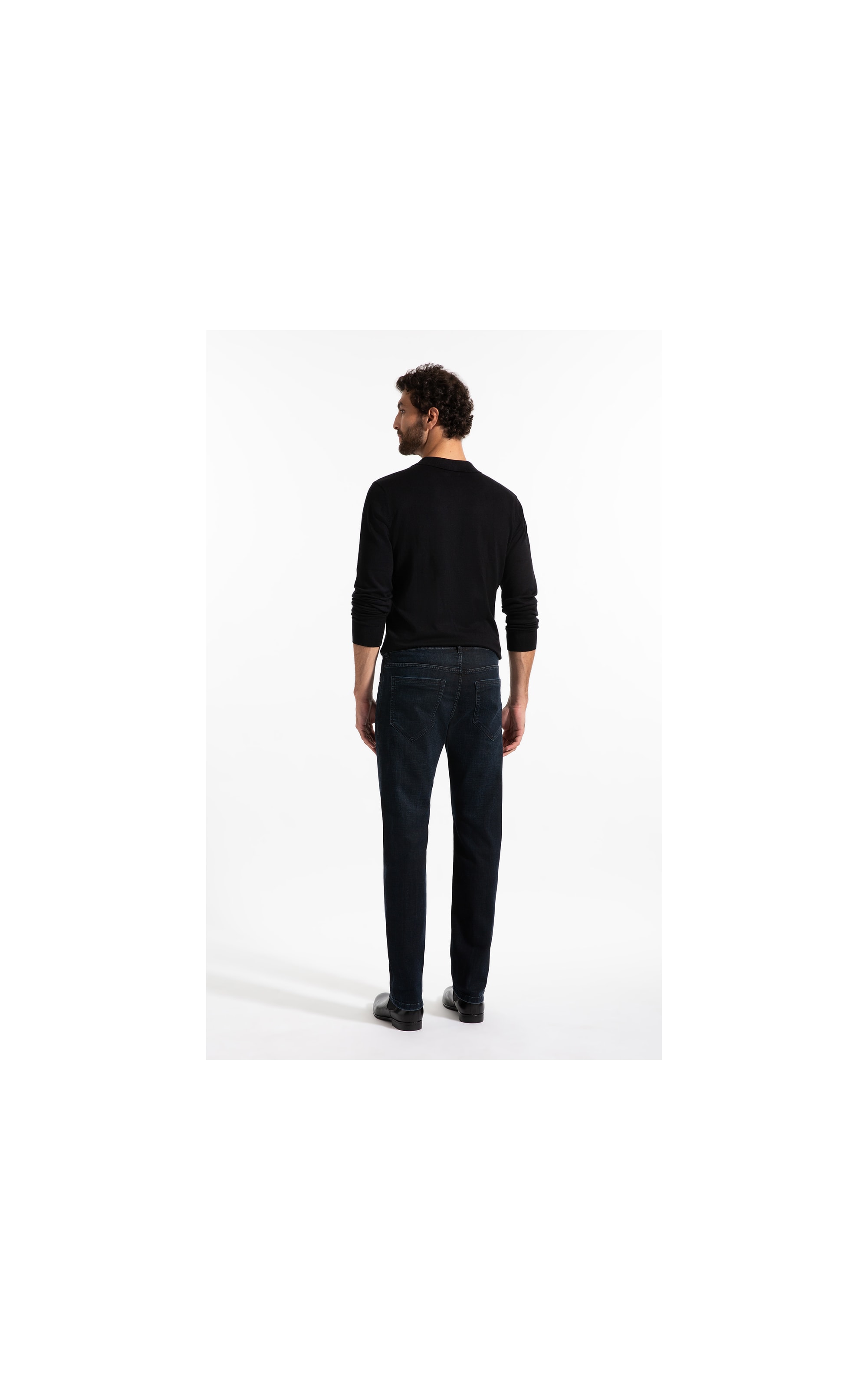 Visco Indigo Elastic (Classic) 5 Pockets Lav. Médio 3d
