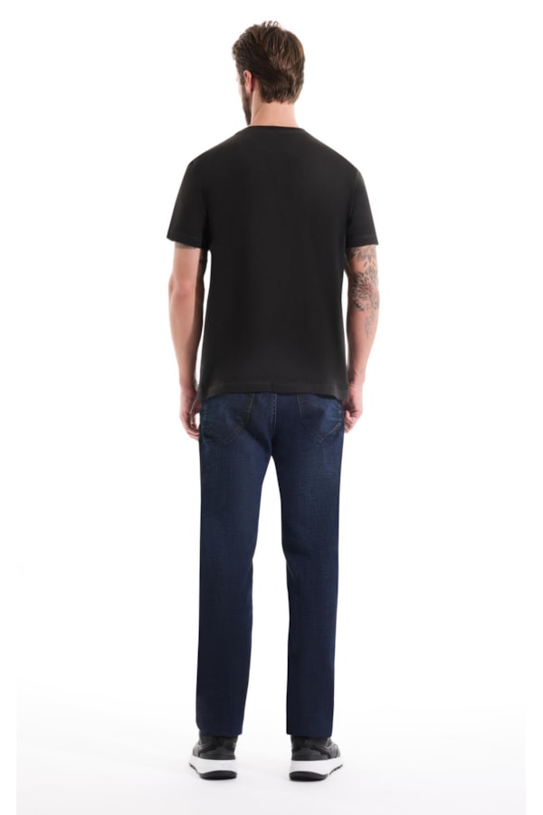 Calça Jeans Visco Indigo Elastic Lavagem Media