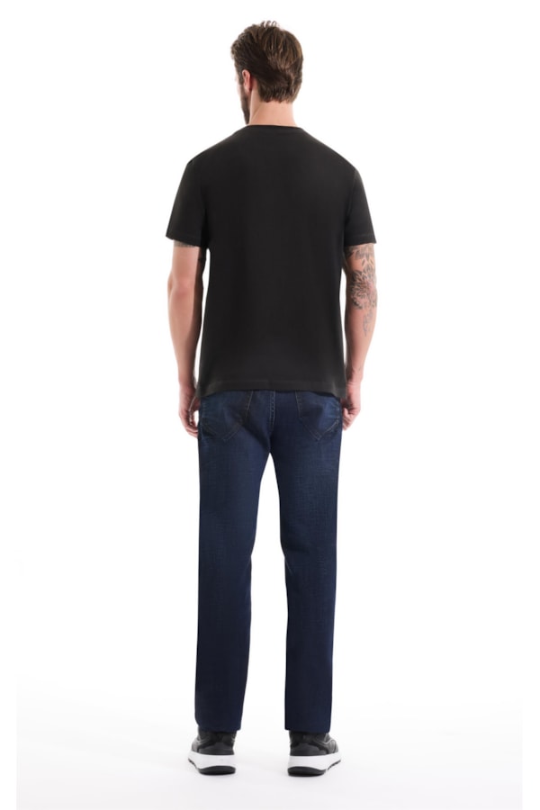 Calça Jeans Visco Indigo Elastic Lavagem Media