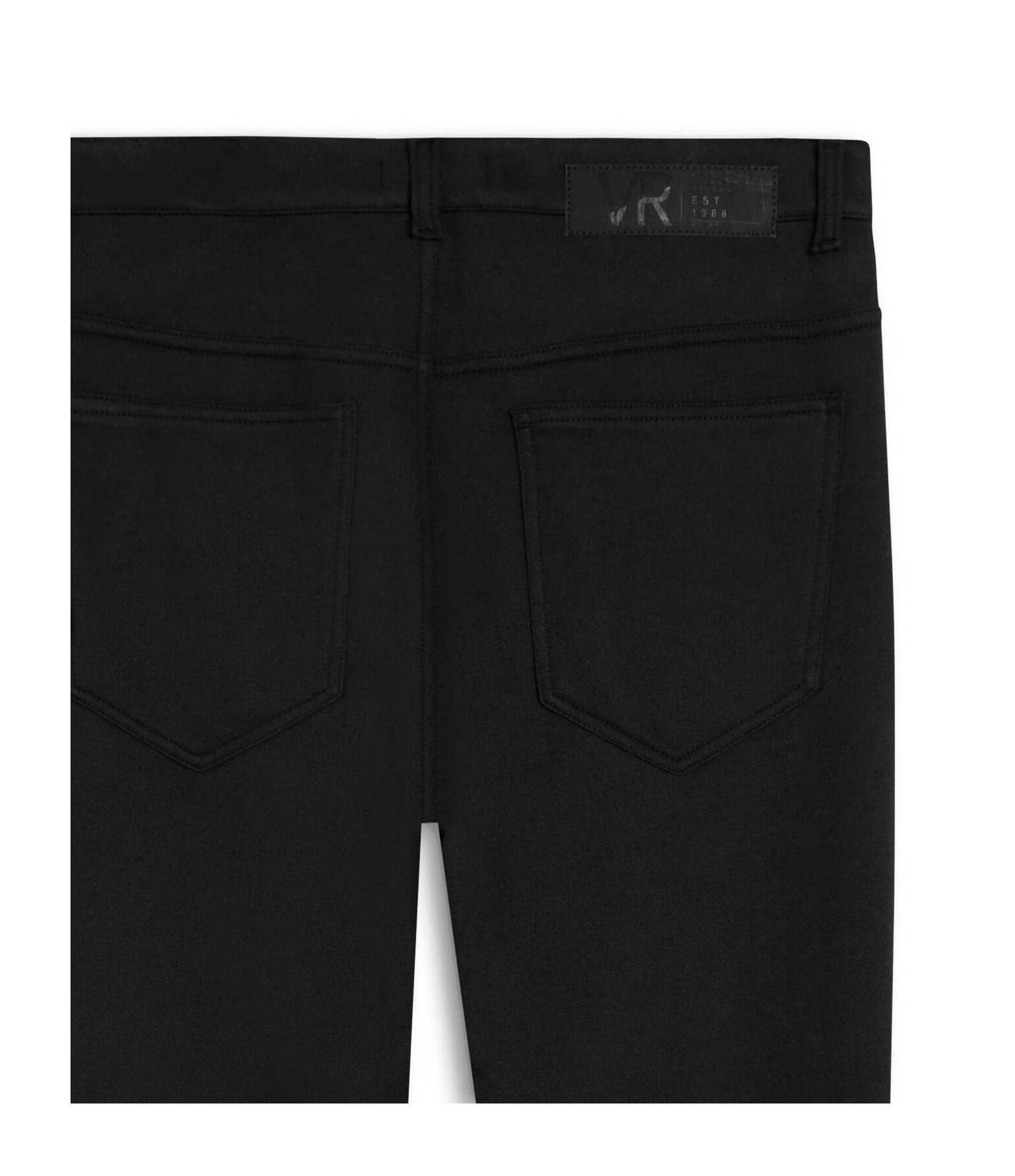 Calça Jersey Trapézio Preto