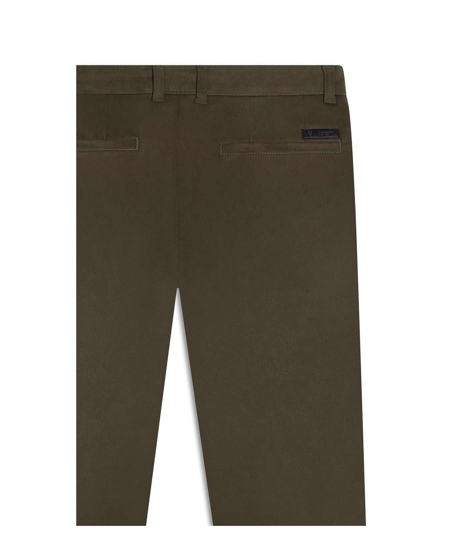 Calça Jogging Color Piece Dye Slim Chino Musgo