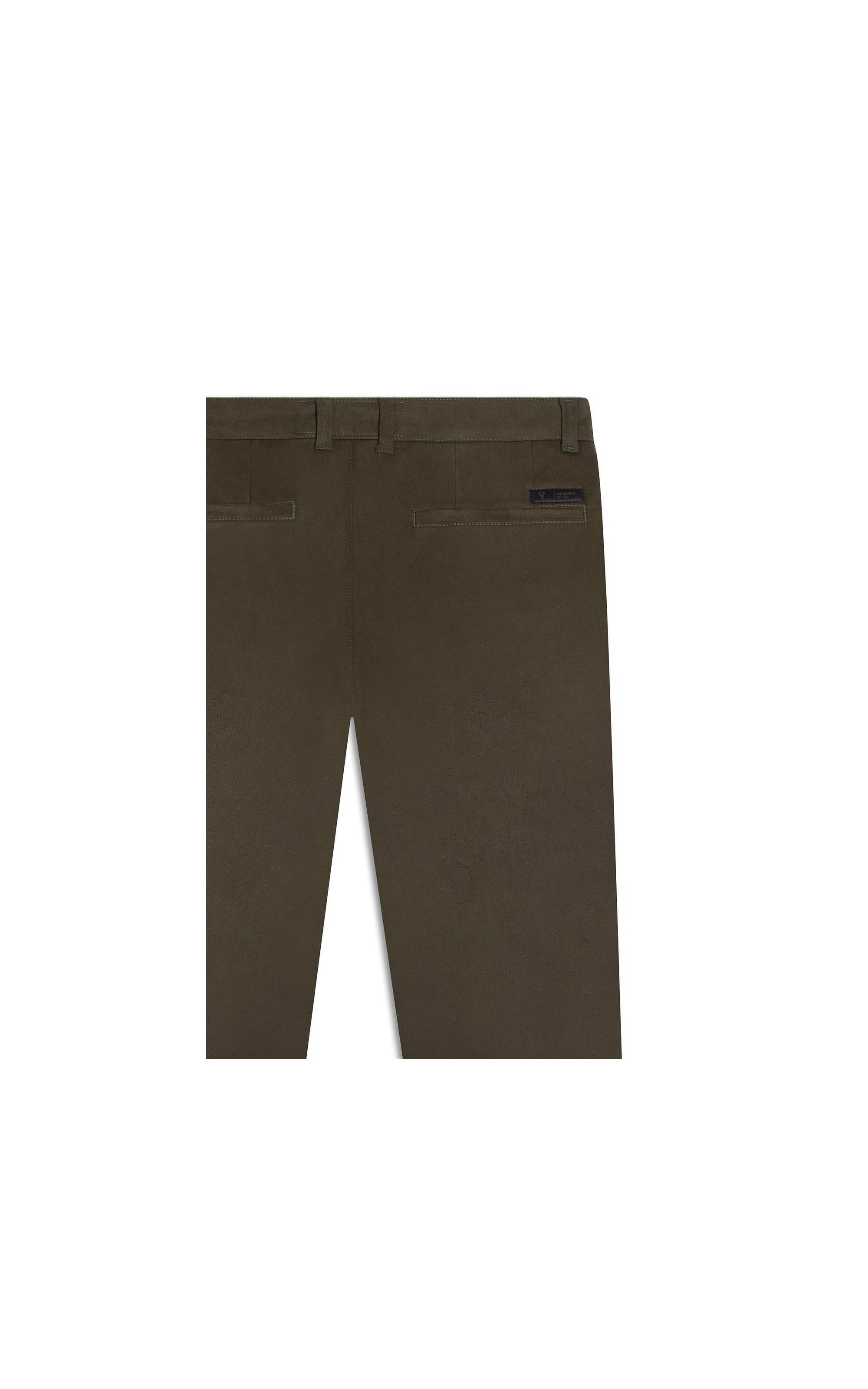 Calça Jogging Color Piece Dye Slim Chino Musgo