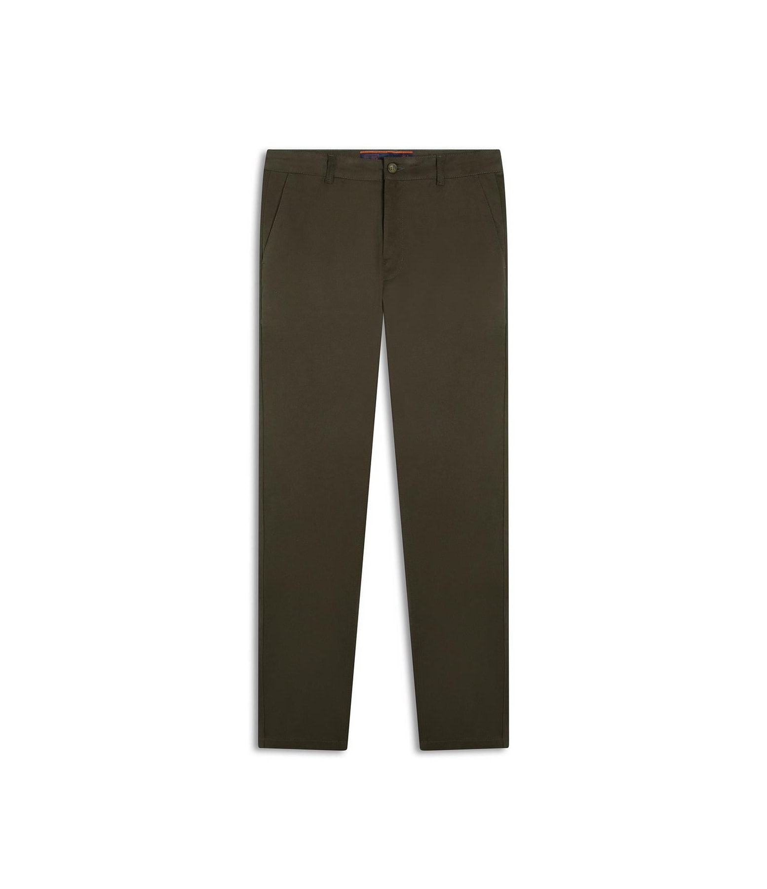 Calça Jogging Color Piece Dye Slim Chino Musgo