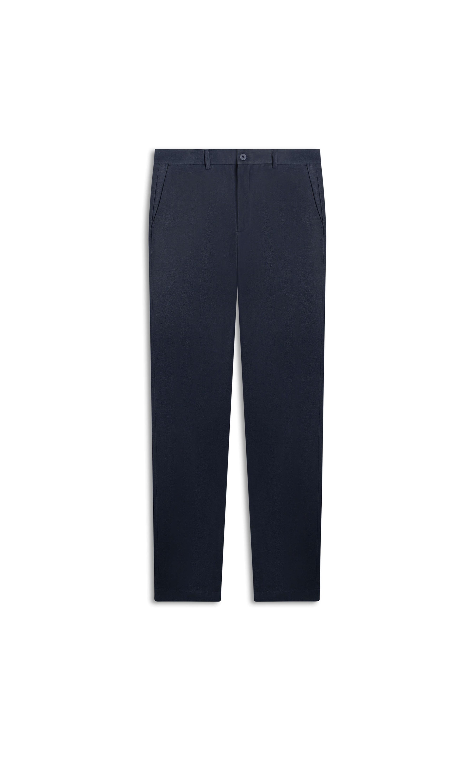 Calça Linho Chevil Marinho