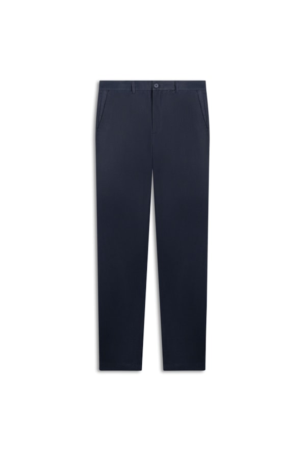 Calça Linho Chevil Marinho