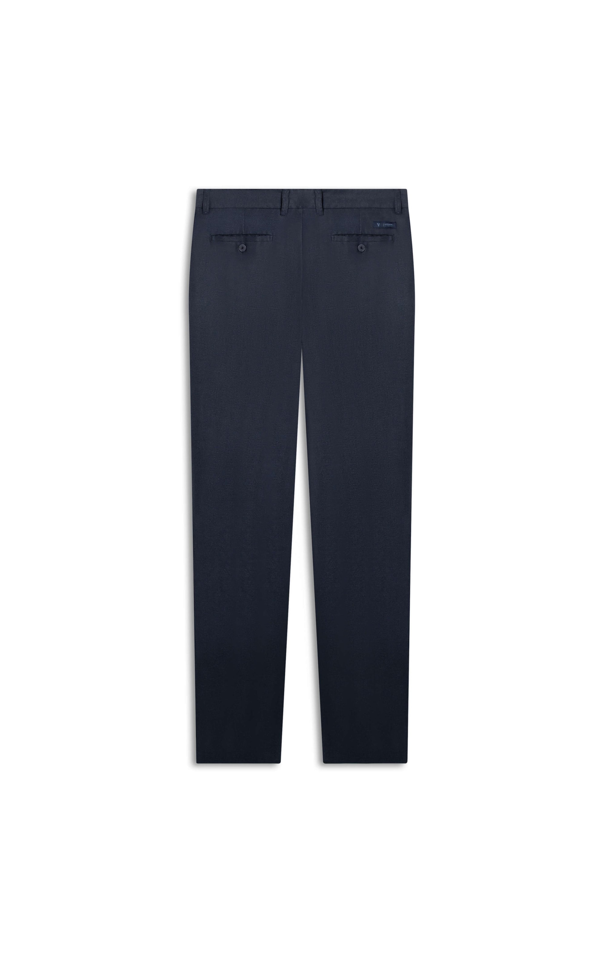 Calça Linho Chevil Marinho