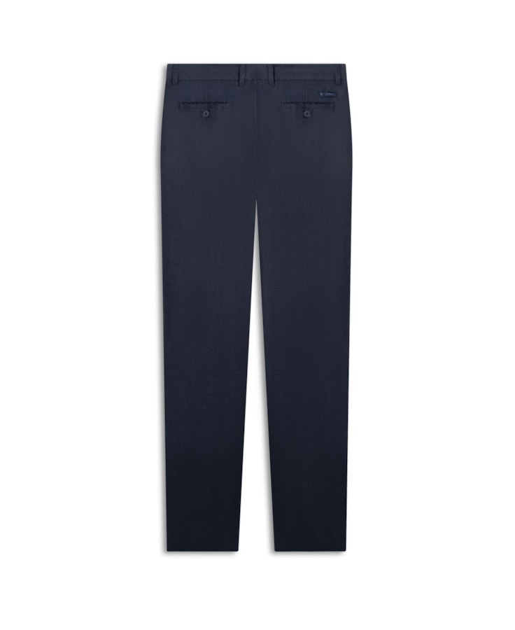 Calça Linho Chevil Marinho