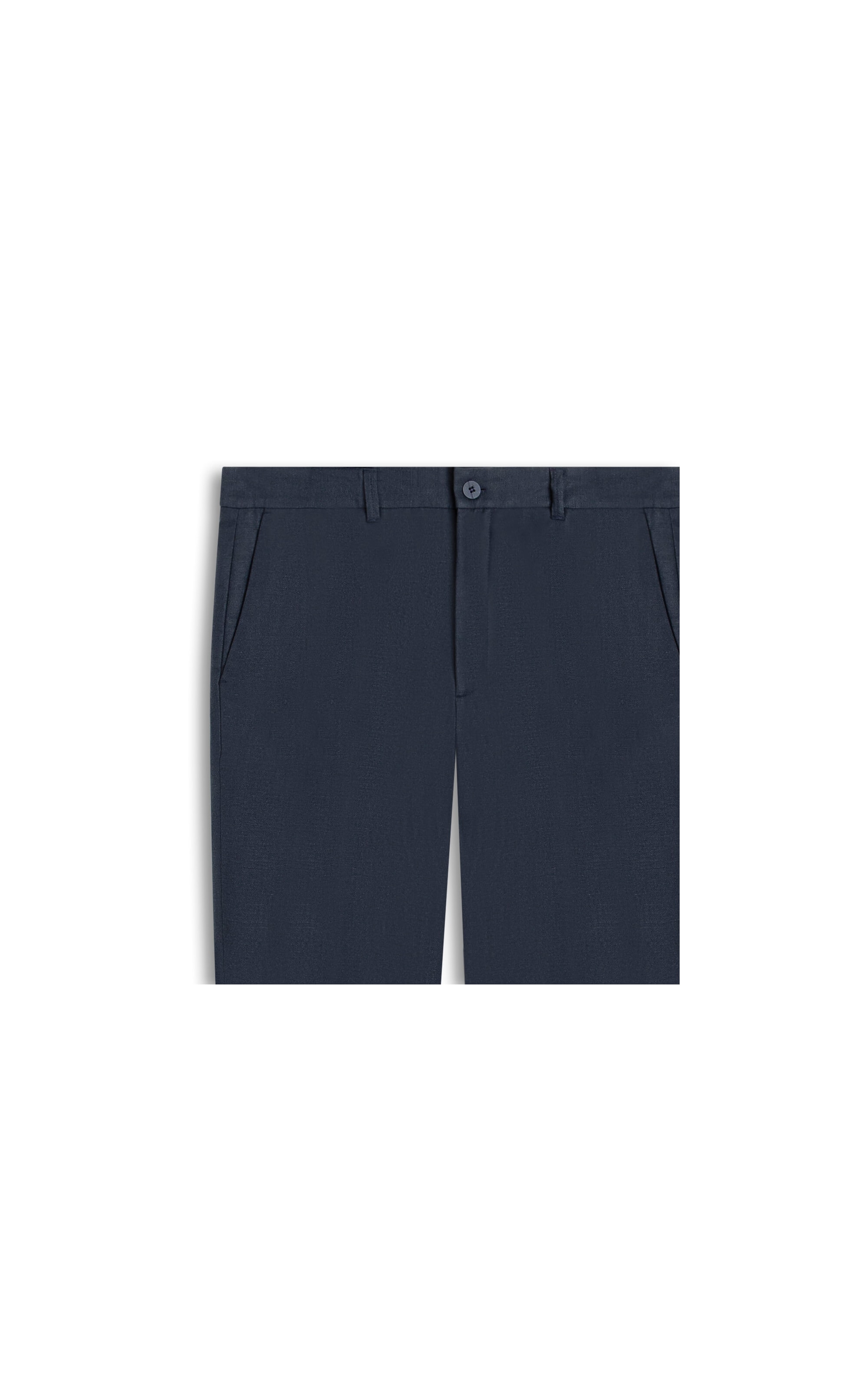 Calça Linho Chevil Marinho