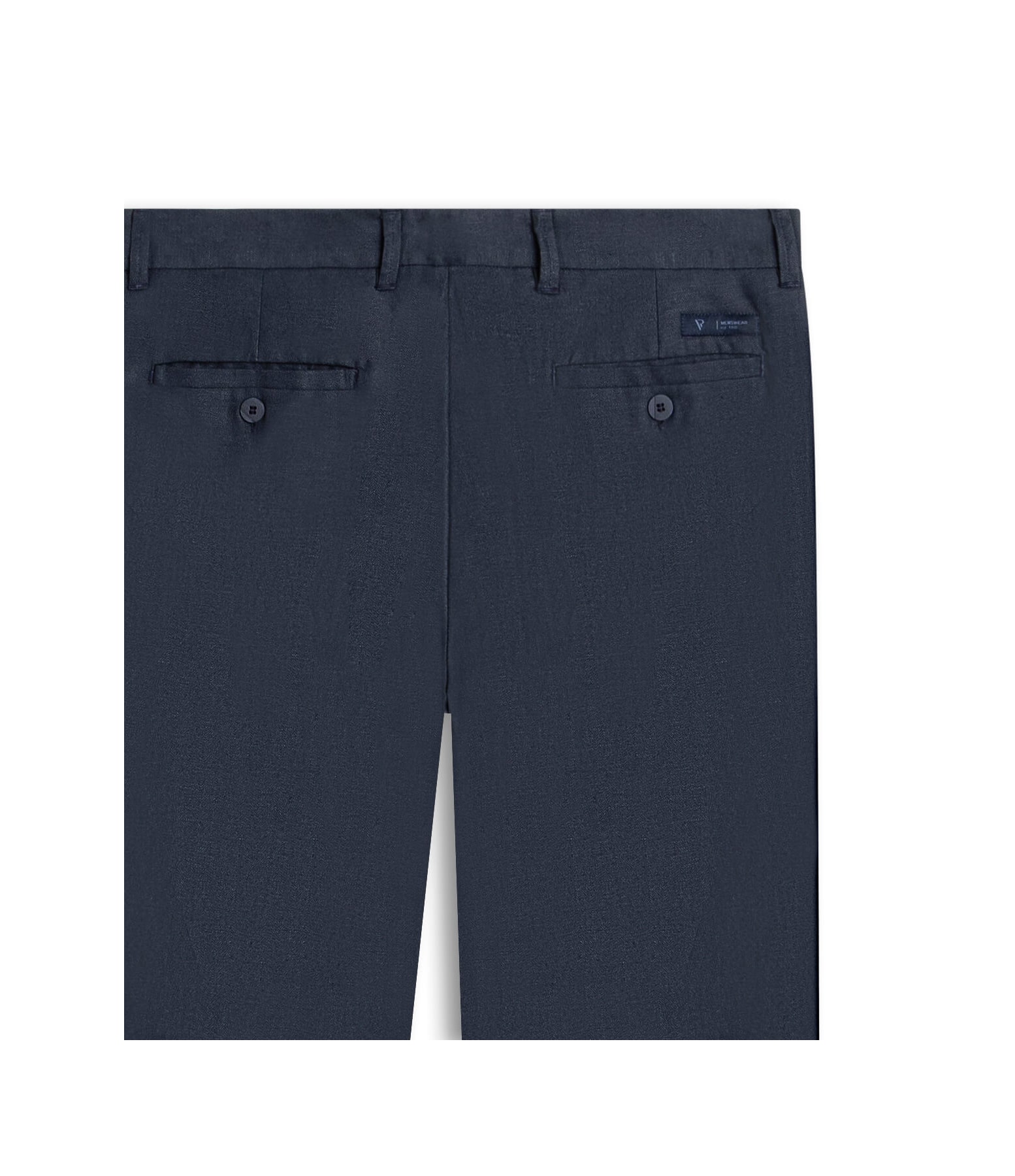 Calça Linho Chevil Marinho