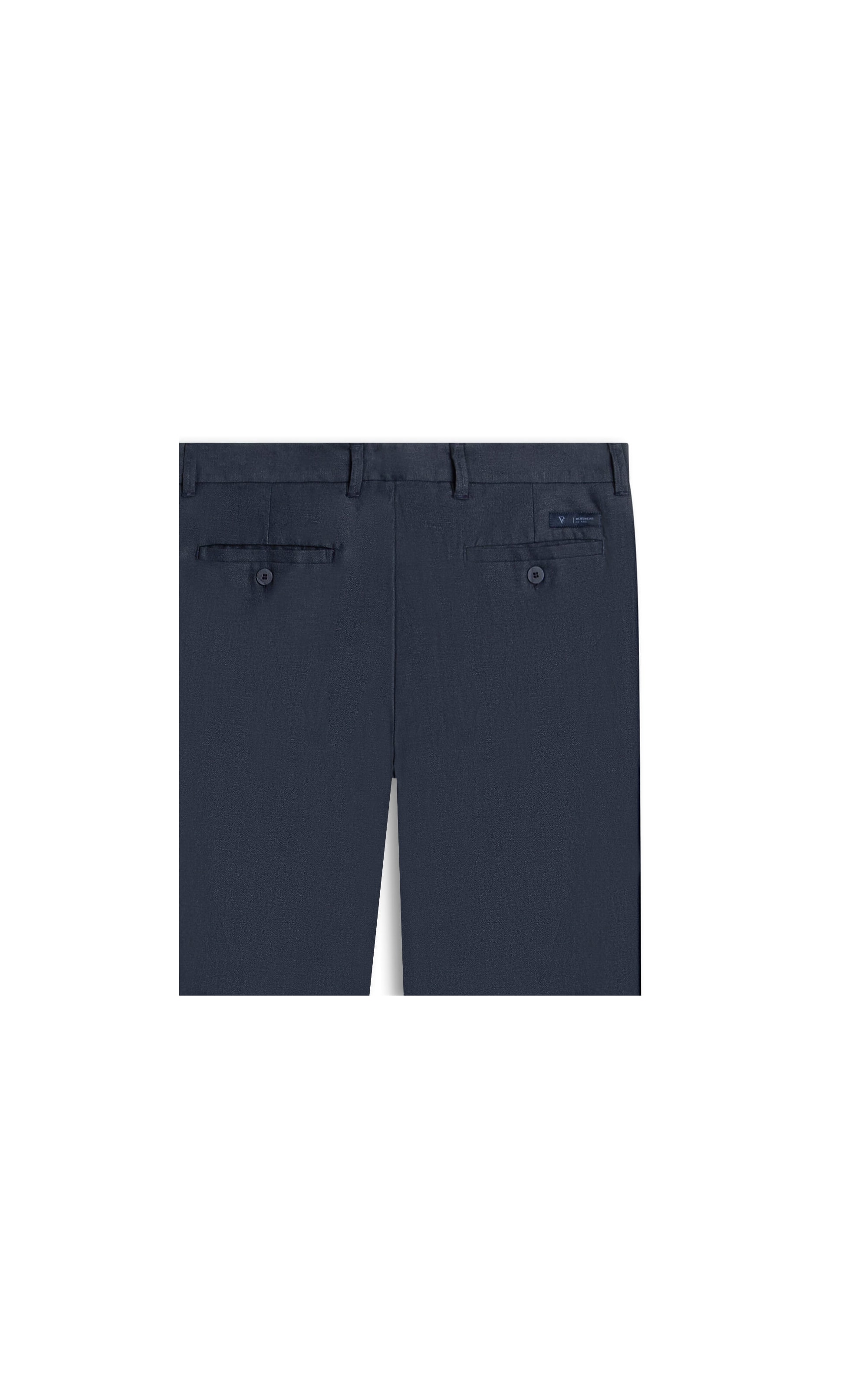 Calça Linho Chevil Marinho