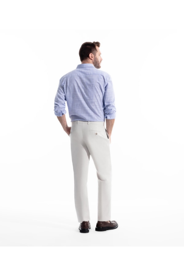 Calça Linho Chevil Natural