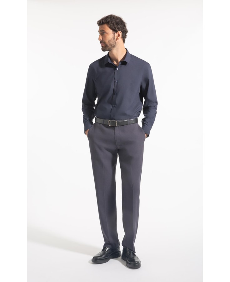 Calça Linho Marant Dark Navy