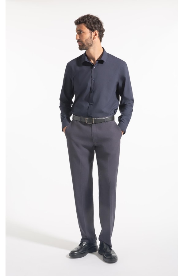 Calça Linho Marant Dark Navy