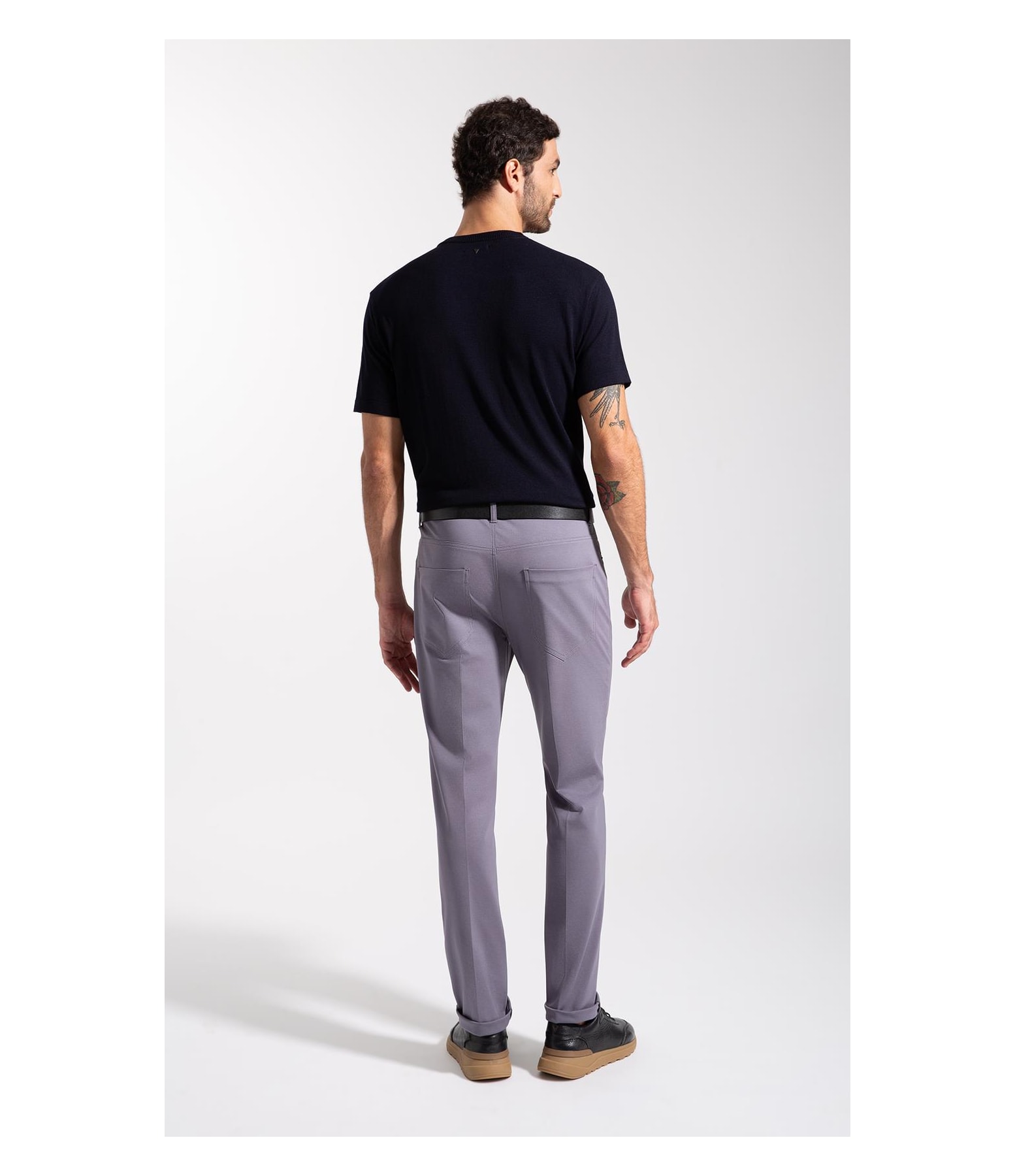 Calça Malha b Light Five Pockets Chumbo