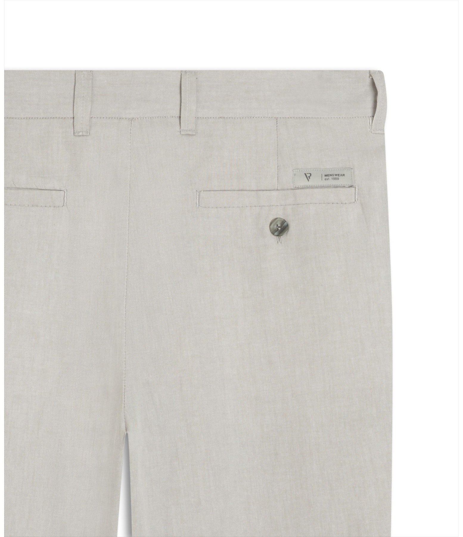 Calça Oxford Cinza Claro