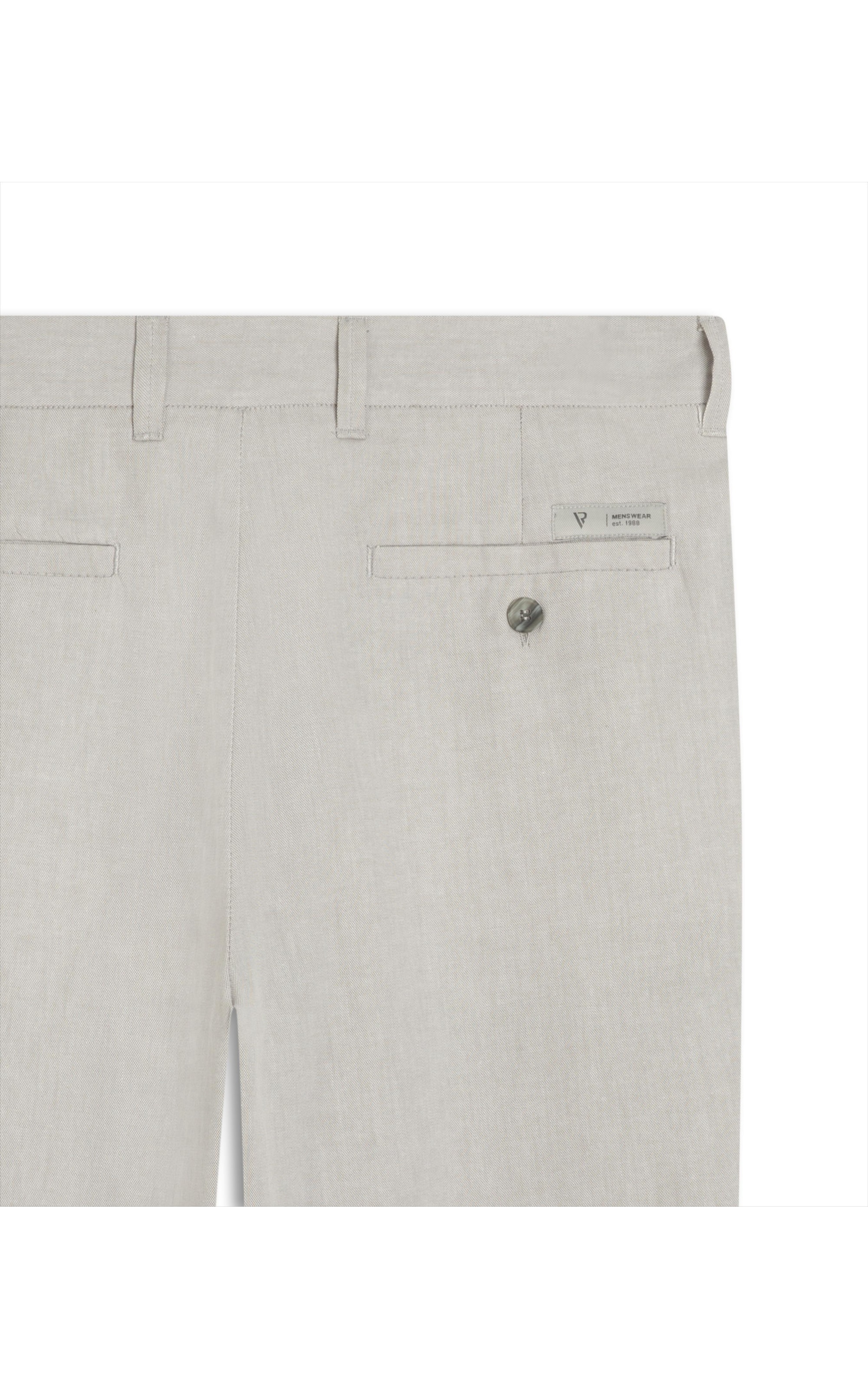 Calça Oxford Cinza Claro