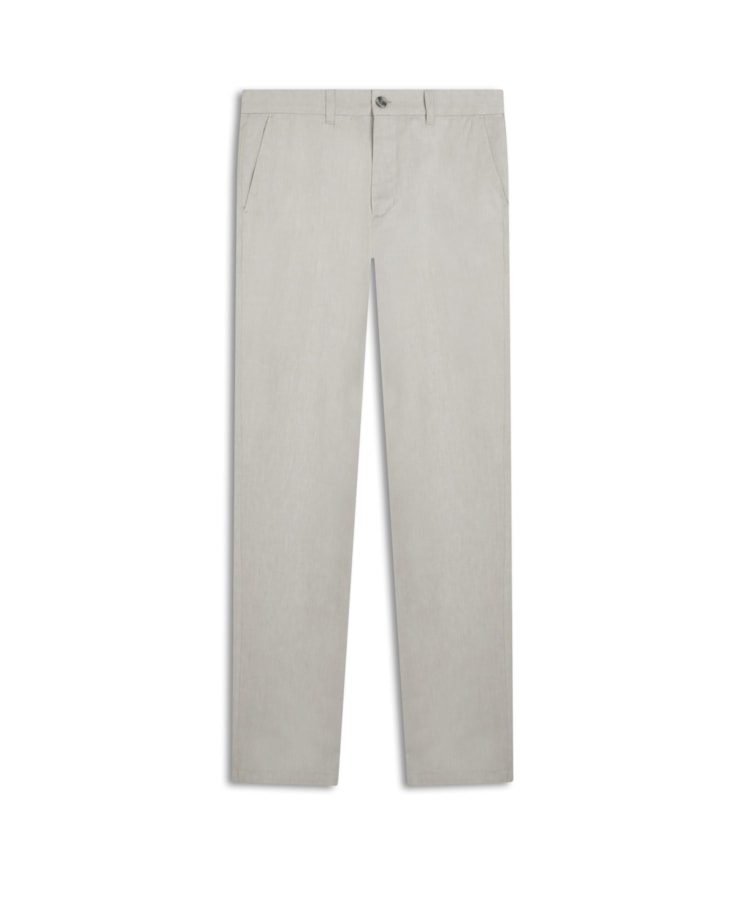 Calça Oxford Cinza Claro