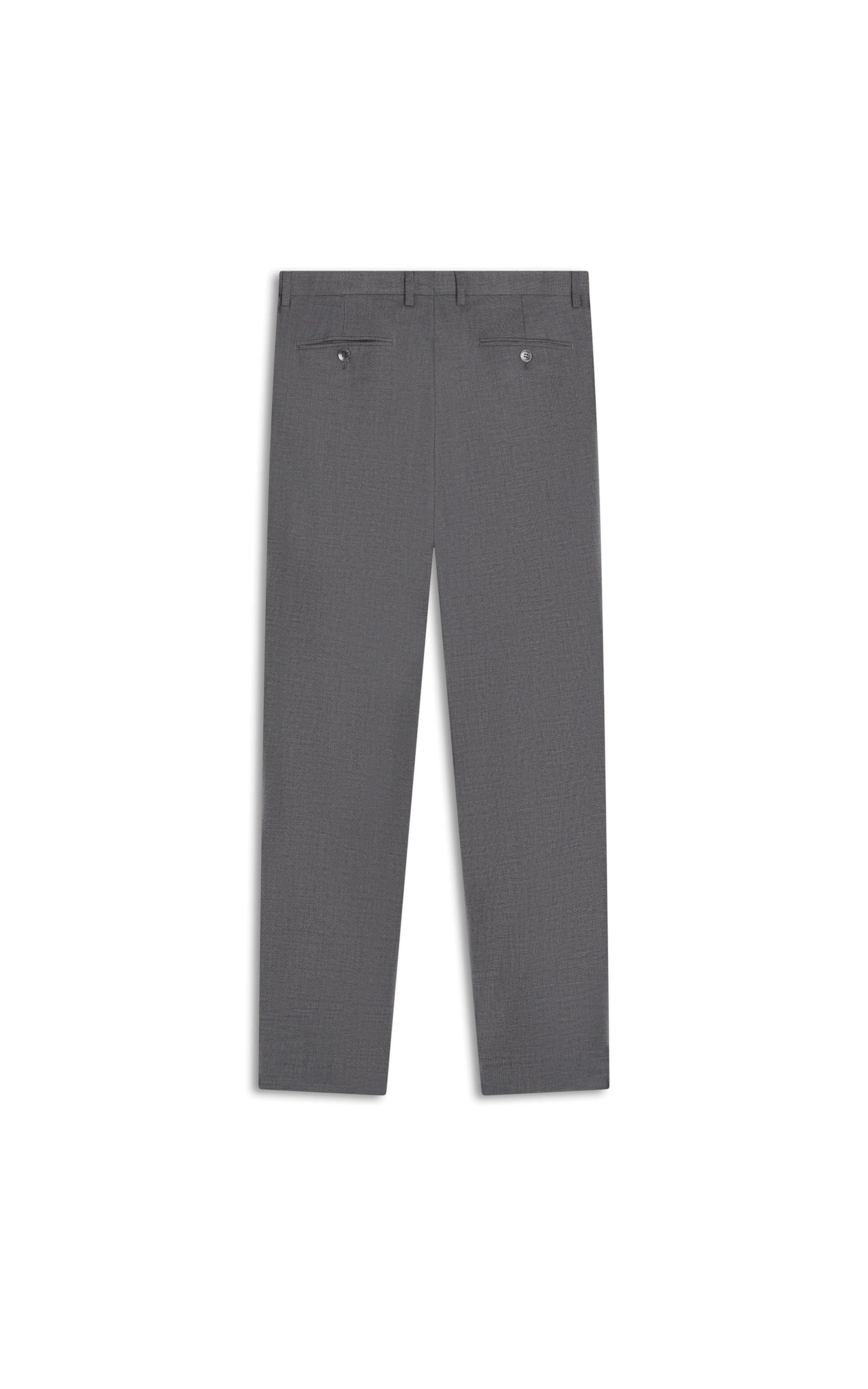 Calça Pin Point Linho Chumbo Mescla