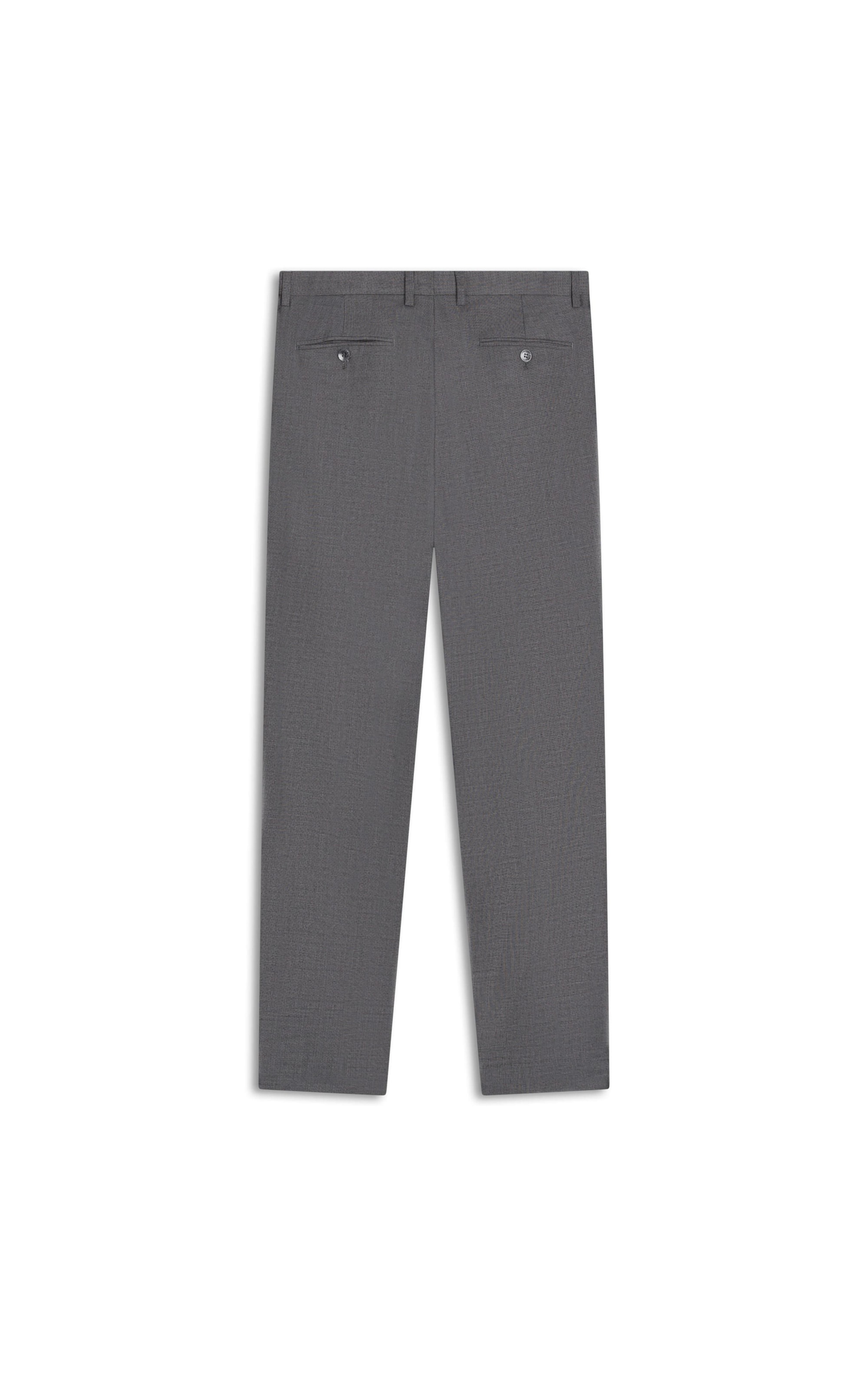 Calça Pin Point Linho Chumbo Mescla