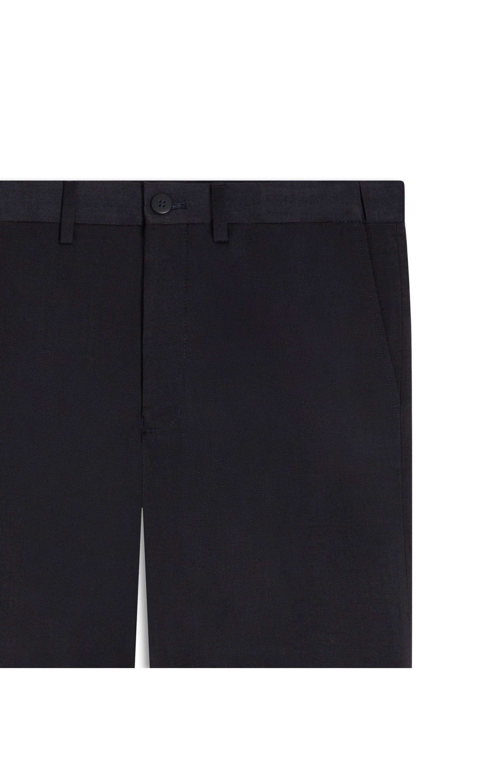Calça Pin Point Linho Dark Navy