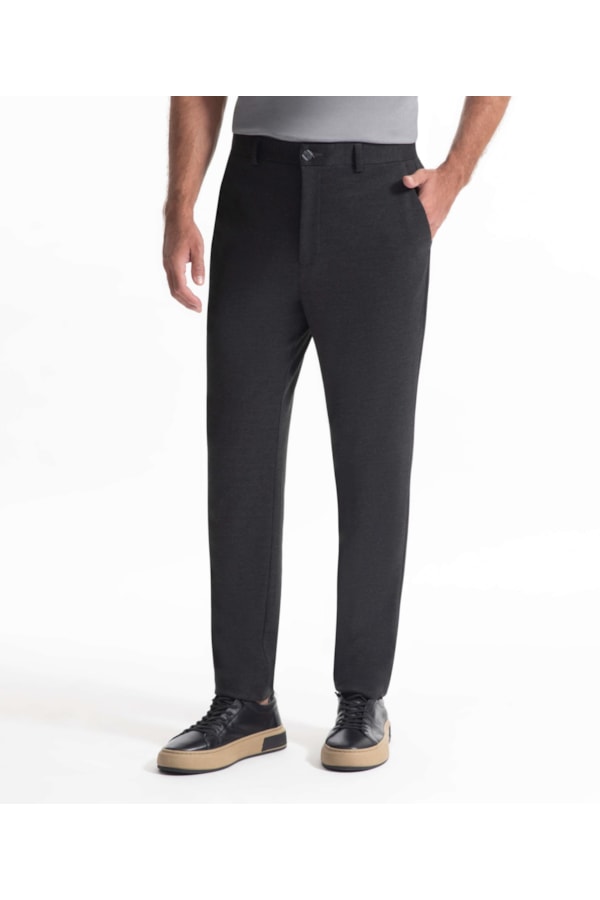 Calça Ponto Roma Mescla Chumbo Mescla
