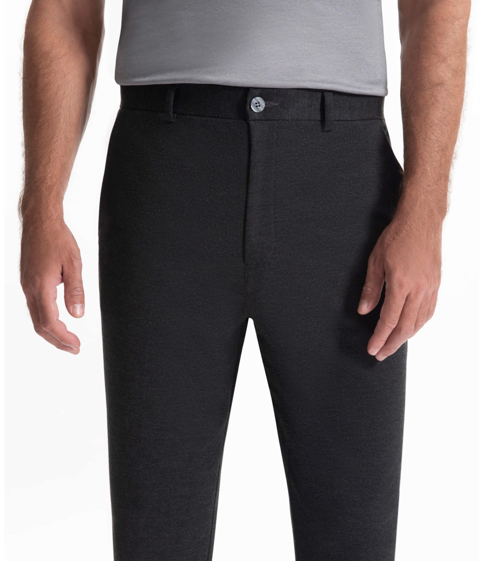 Calça Ponto Roma Mescla Chumbo Mescla