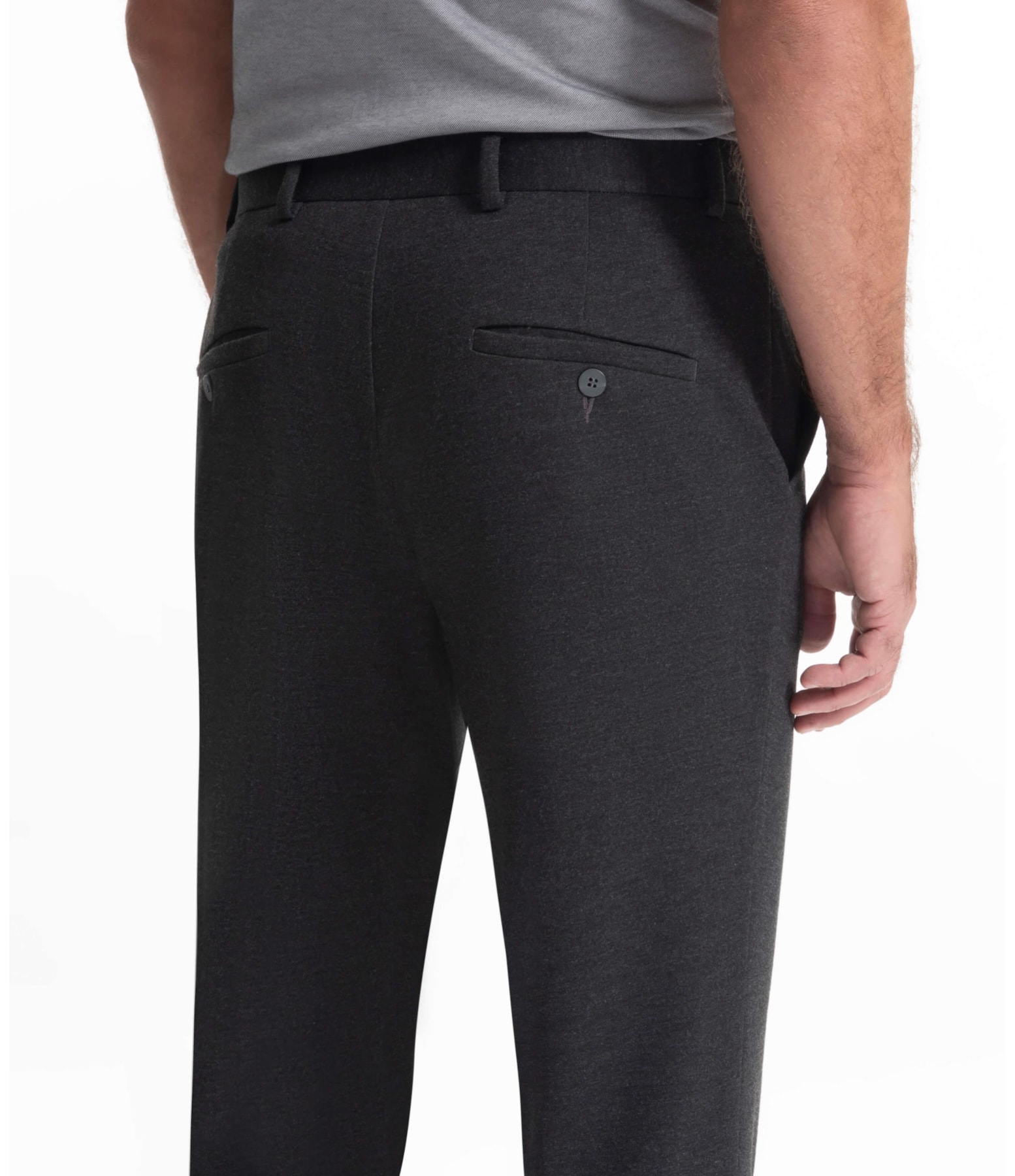 Calça Ponto Roma Mescla Chumbo Mescla