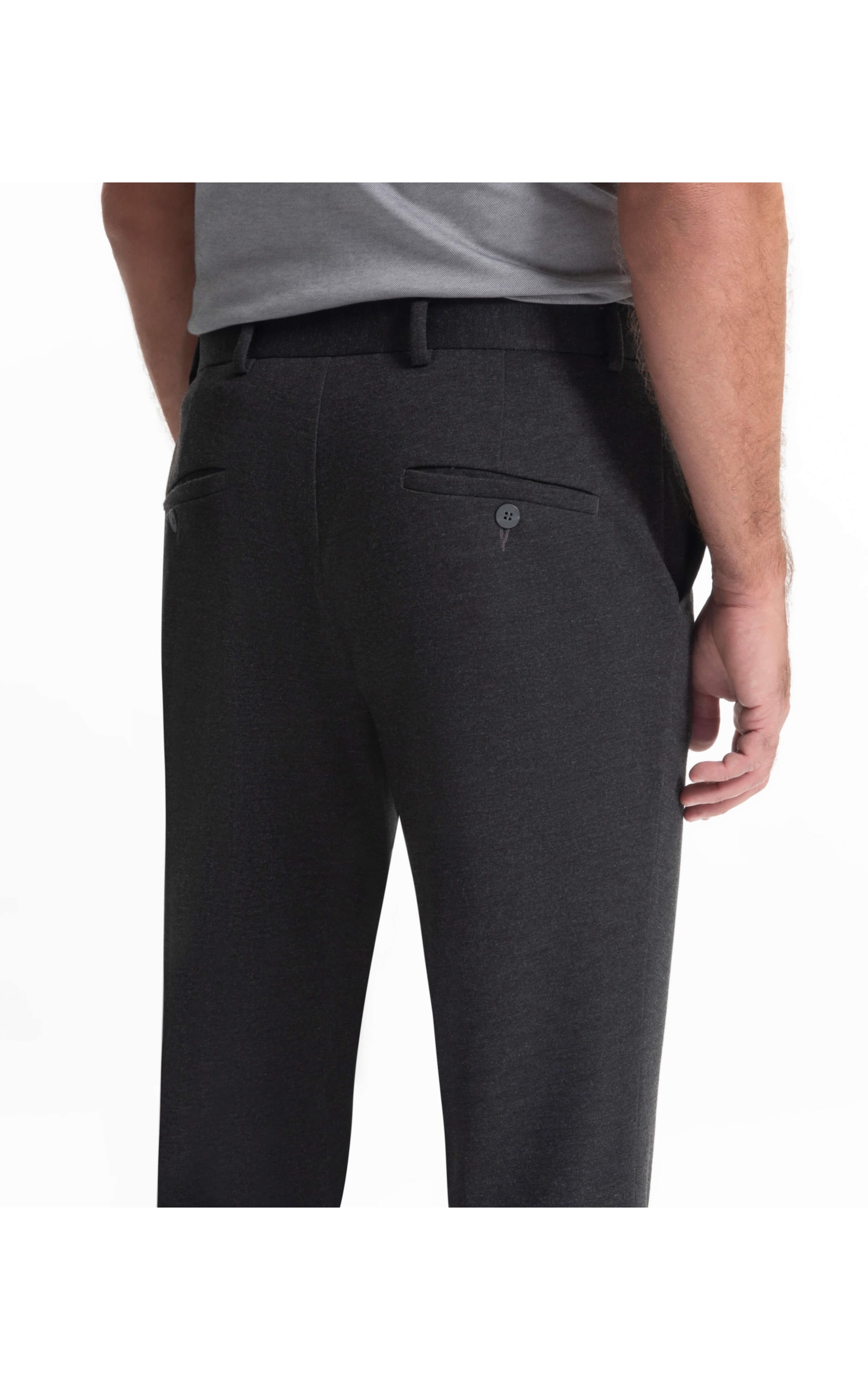 Calça Ponto Roma Mescla Chumbo Mescla