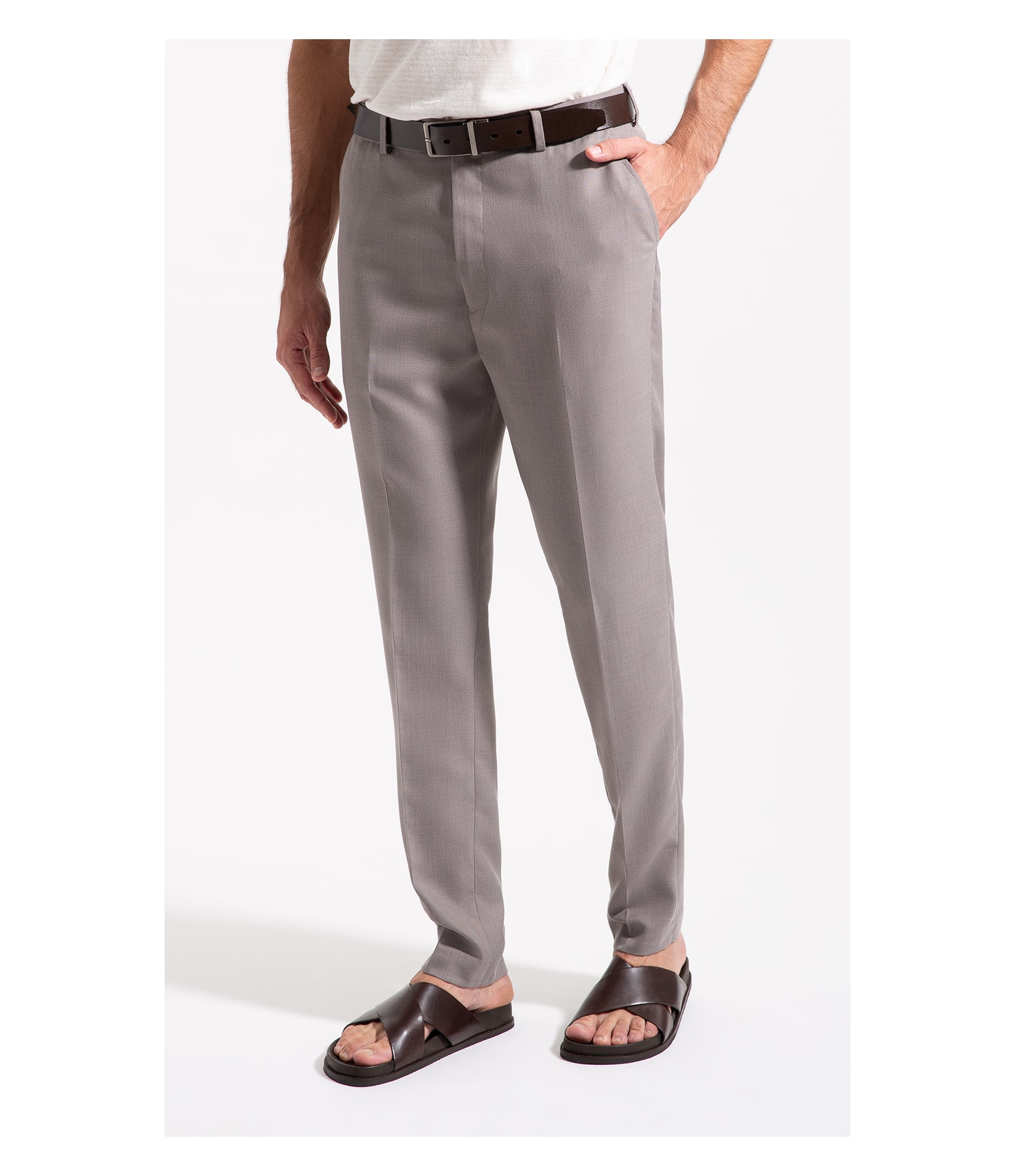 Calça Pv Melange Flex Castor