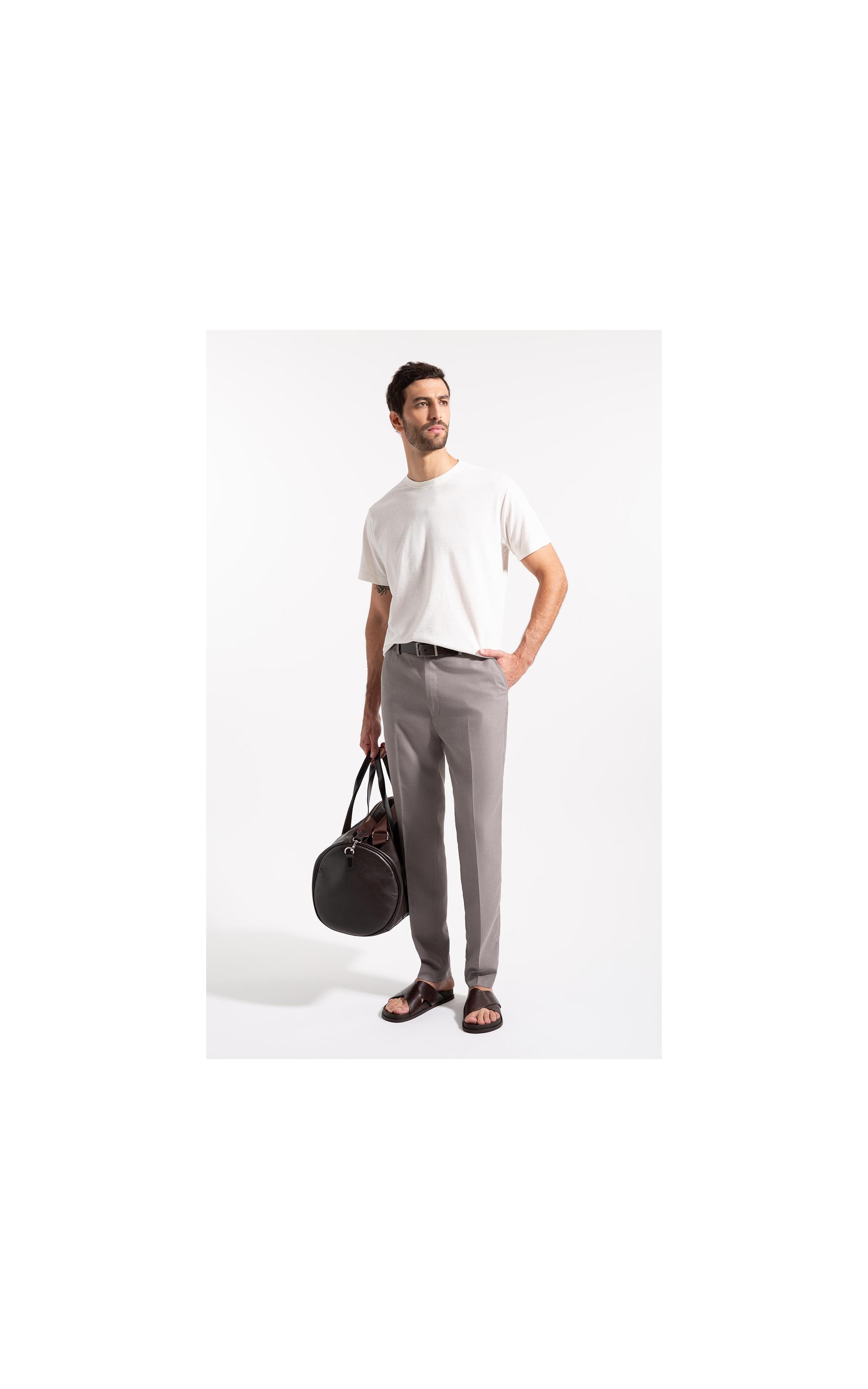 Calça Pv Melange Flex Castor