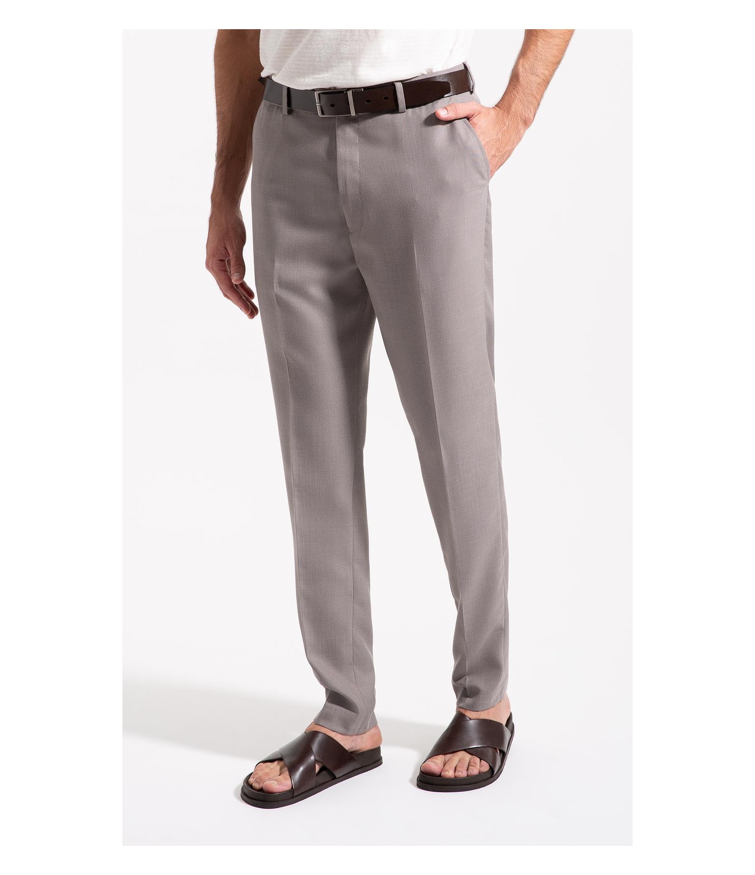 Calça Pv Melange Flex Castor