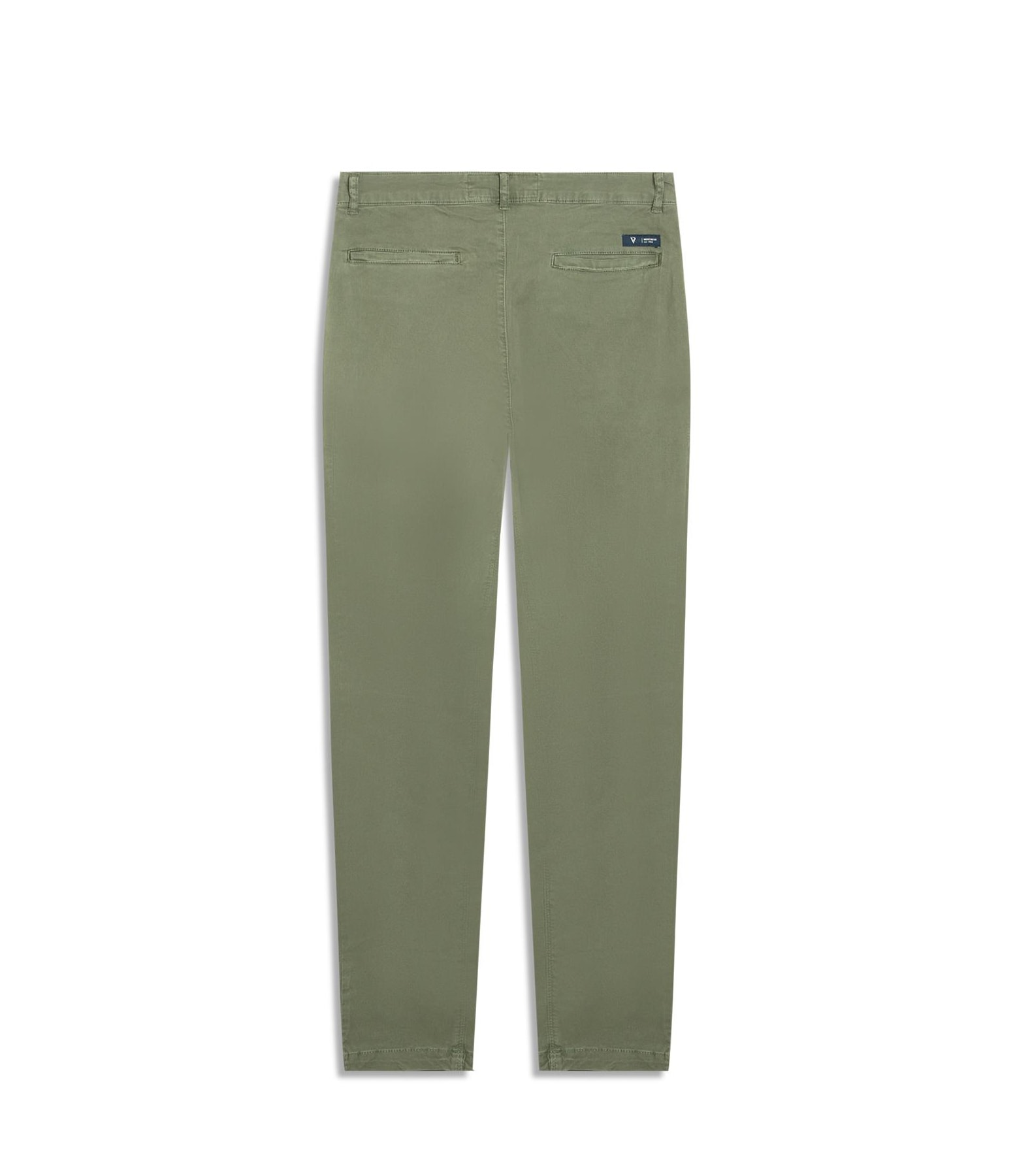 Calça Sarja Diagonal Slim Chino Verde Army