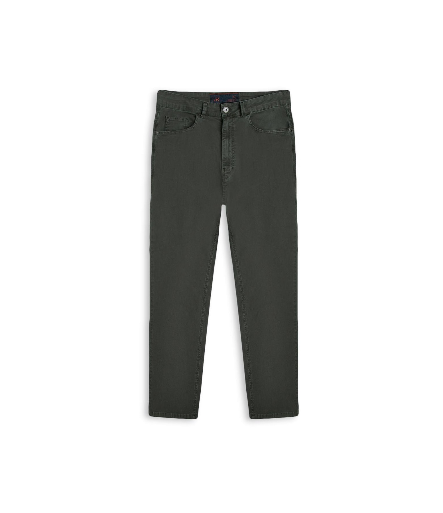 Calça Sarja Rain Tradicional Verde Cipo