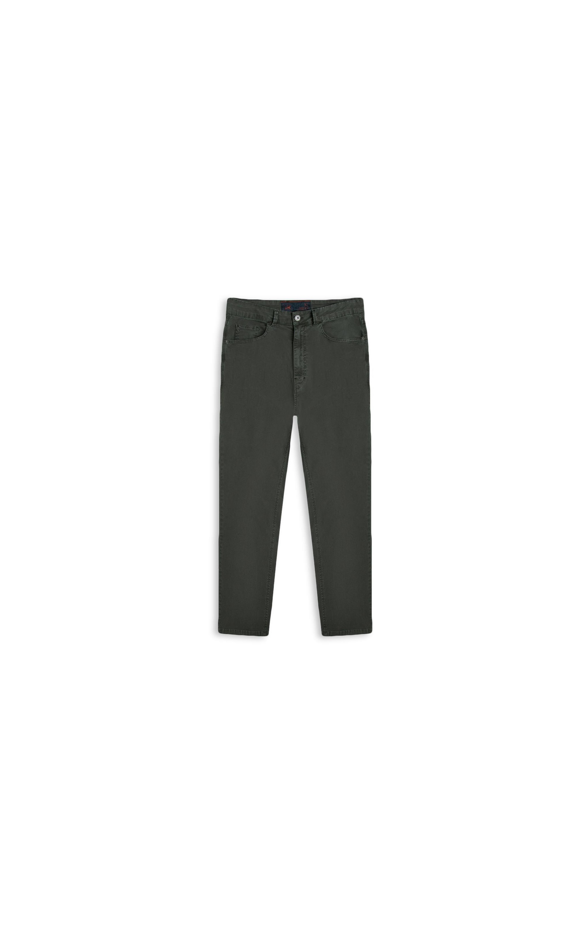 Calça Sarja Rain Tradicional Verde Cipo