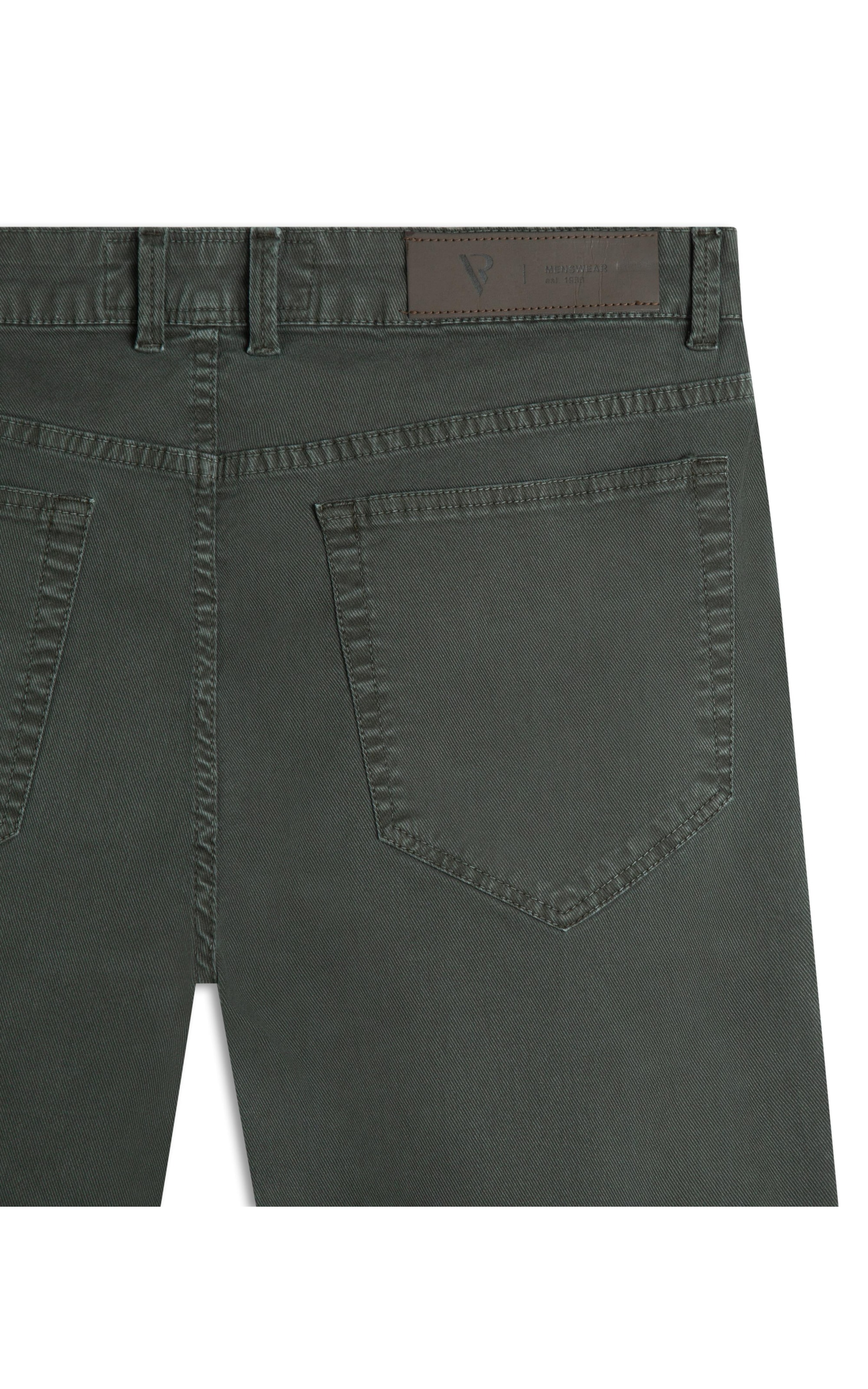 Calça Sarja Rain Tradicional Verde Cipo