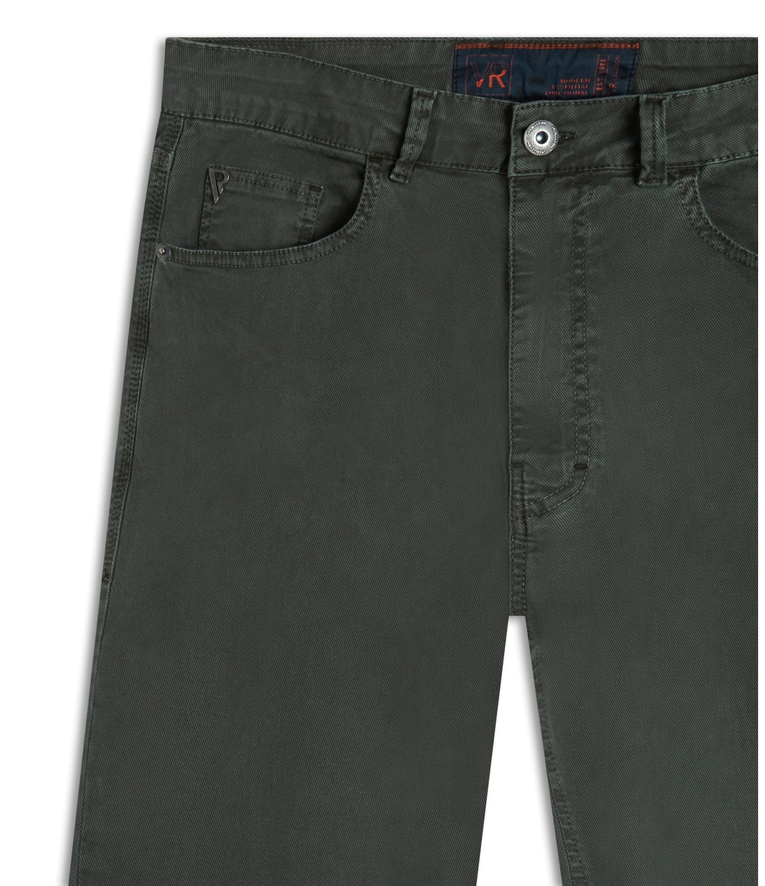 Calça Sarja Rain Tradicional Verde Cipo