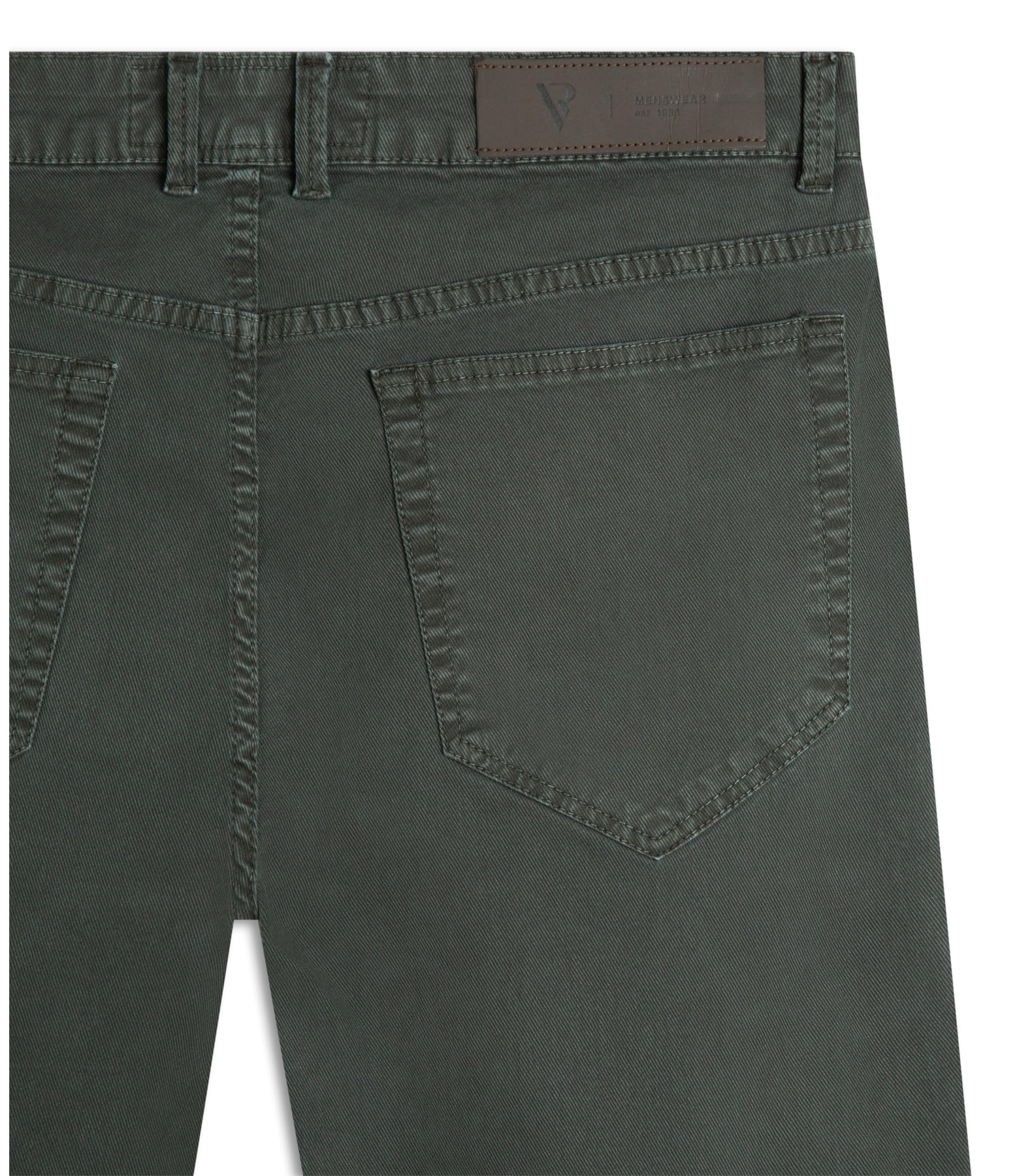 Calça Sarja Rain Tradicional Verde Cipo