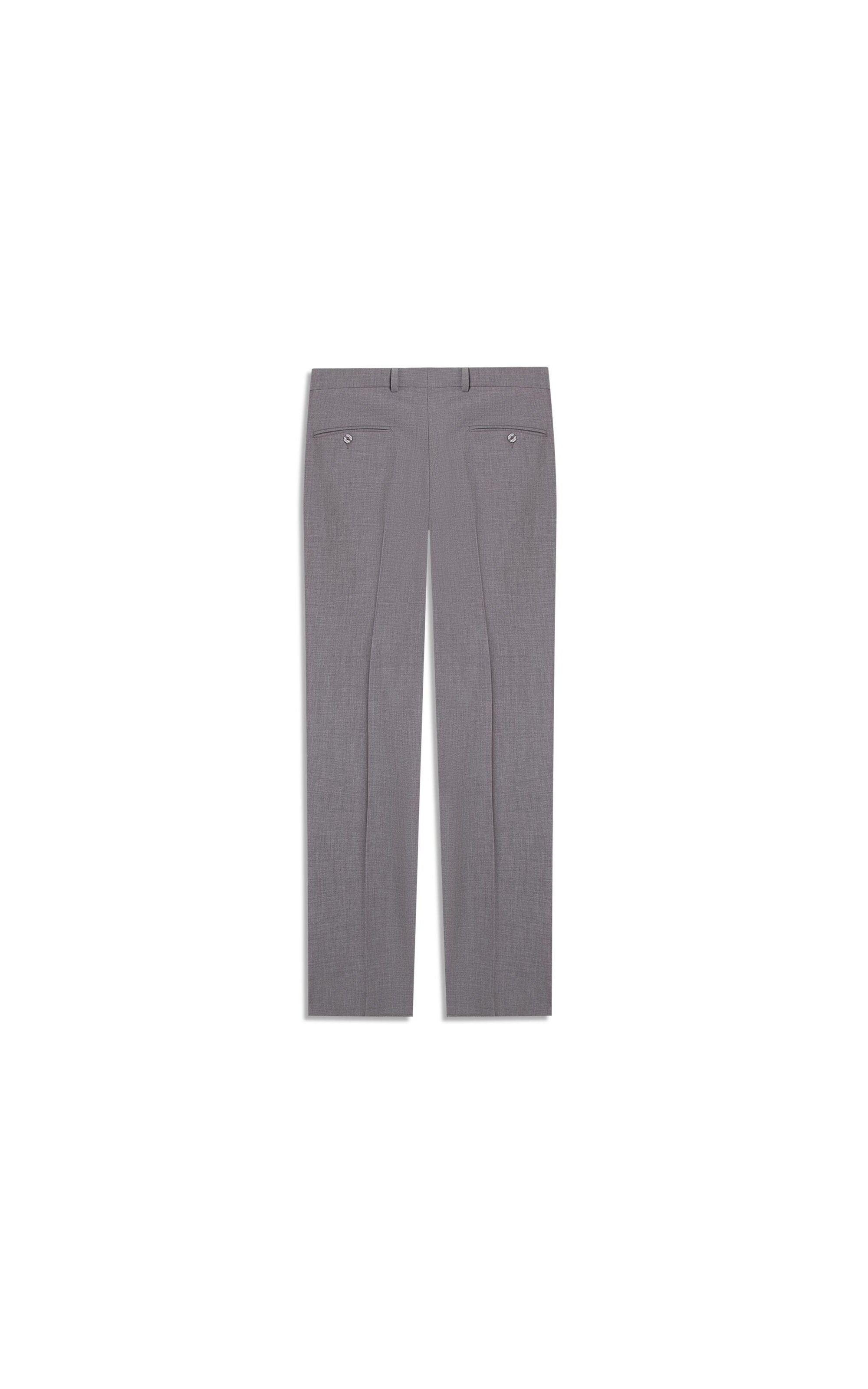 Calca Wool Blend Cinza Claro