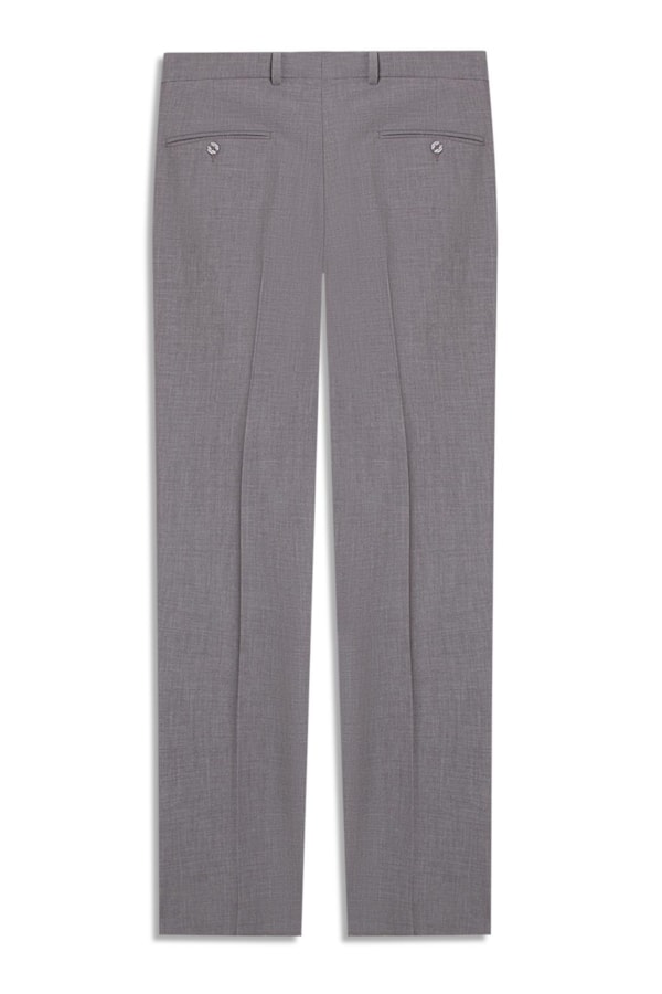 Calca Wool Blend Cinza Claro